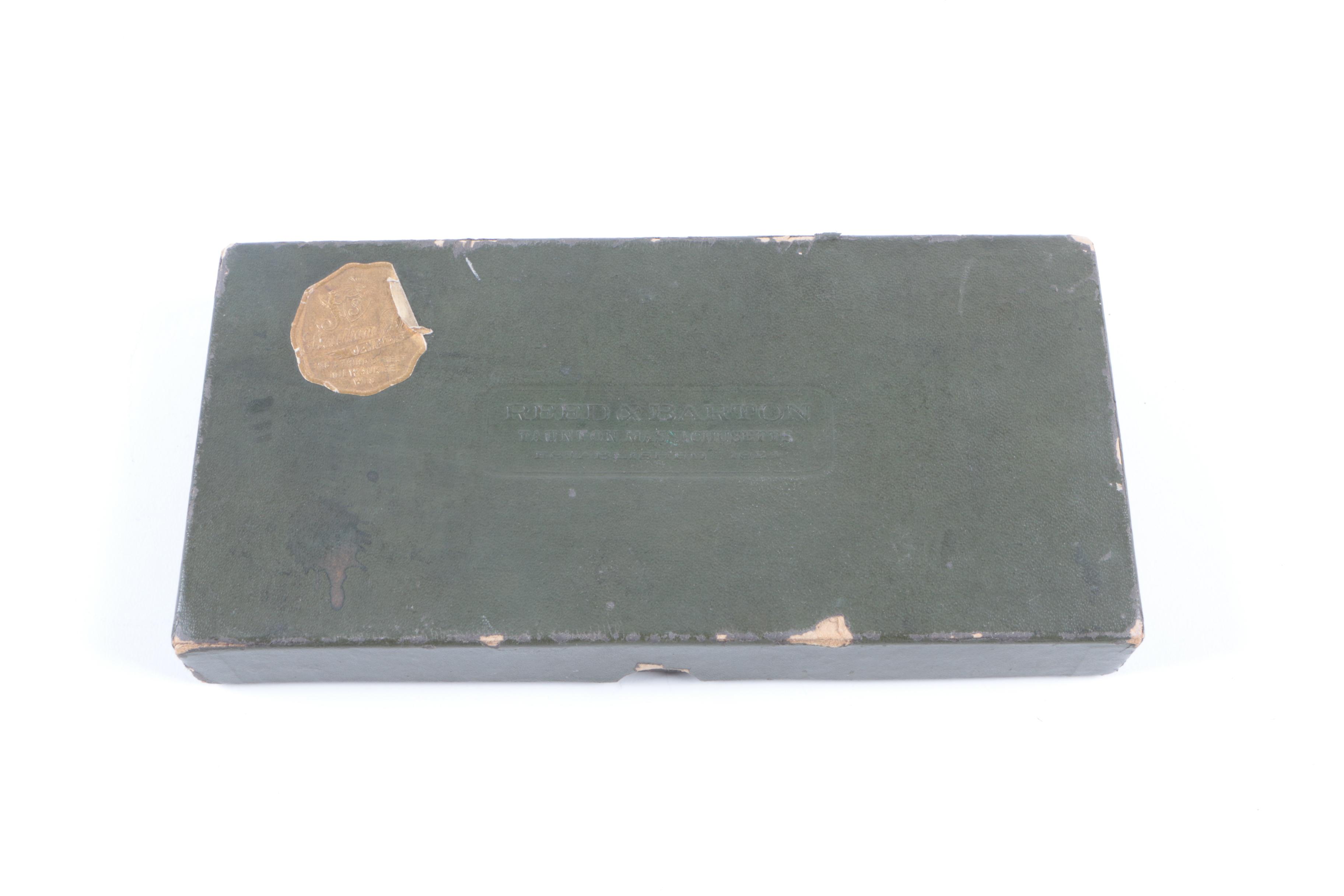 Reed & Barton "Modern Art" Silver Plate Knife Set with Assorted Knives