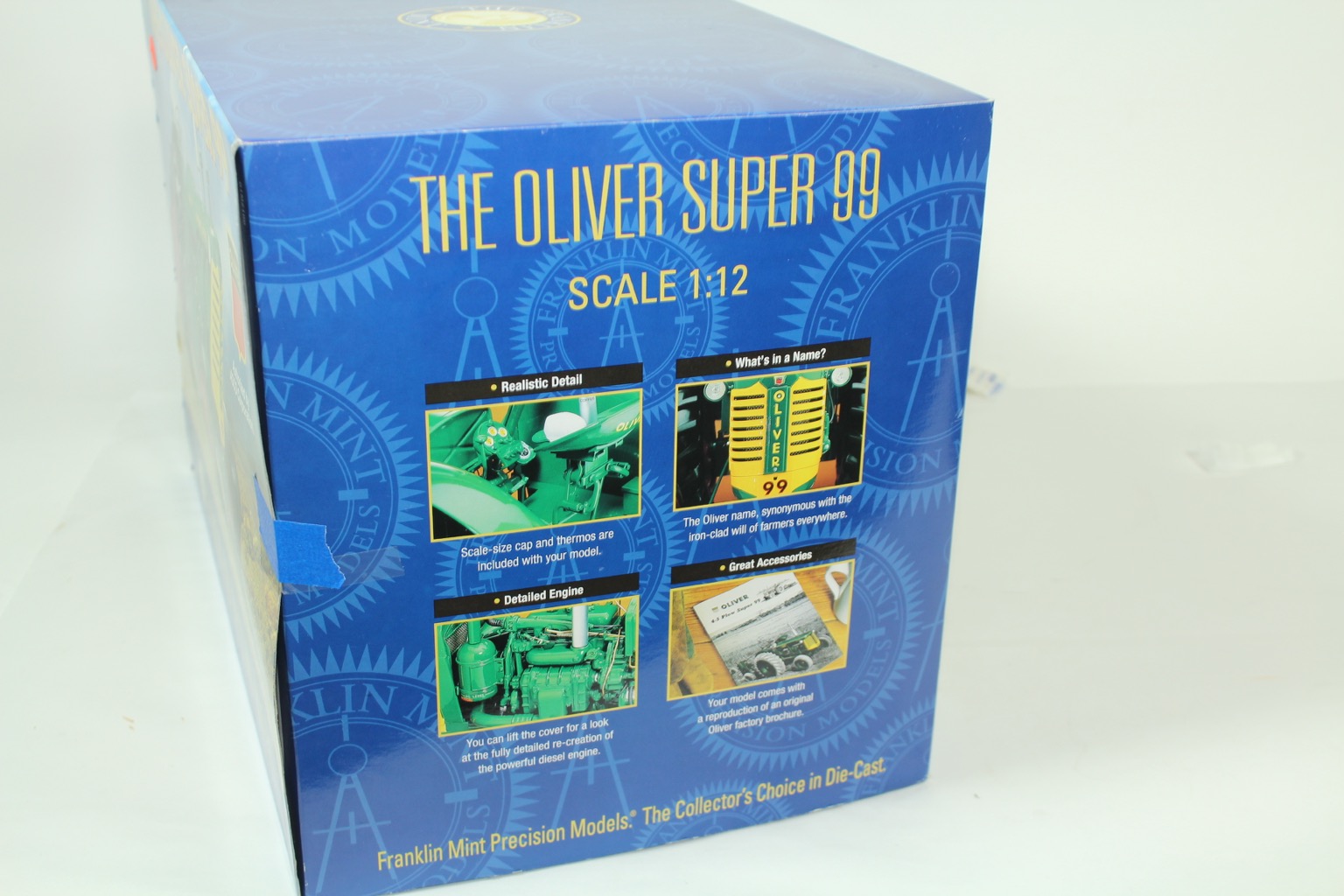Franklin Mint Oliver Super 99 and 1953 Ford Jubillee Farm Die Cast Tractors
