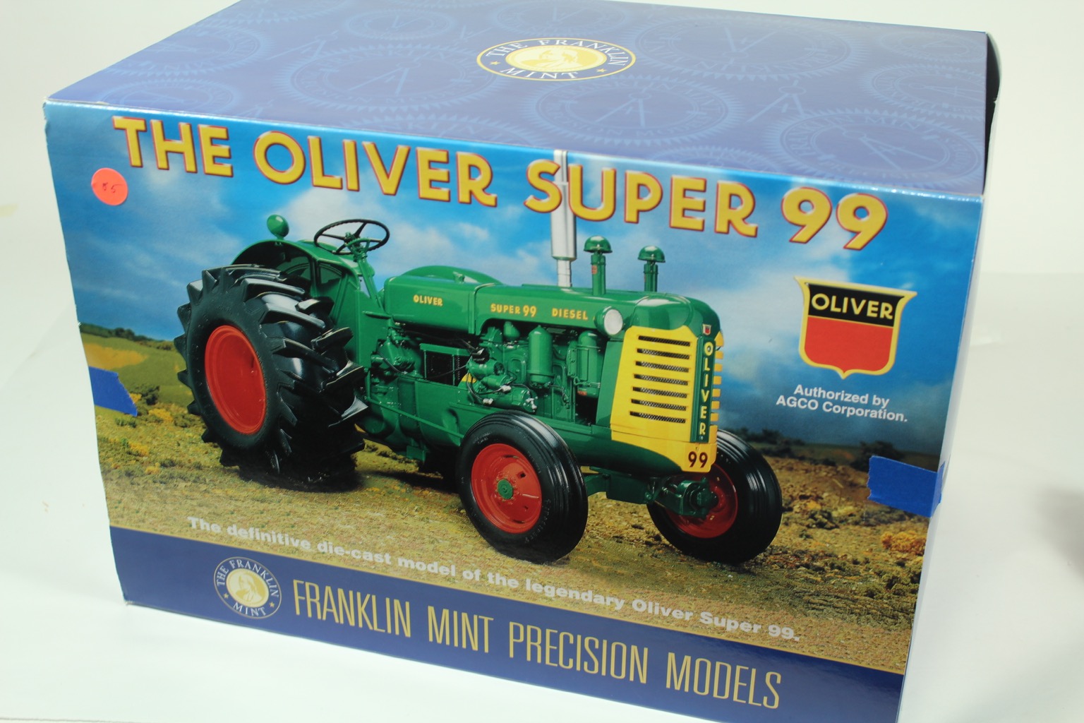 Franklin Mint Oliver Super 99 and 1953 Ford Jubillee Farm Die Cast Tractors