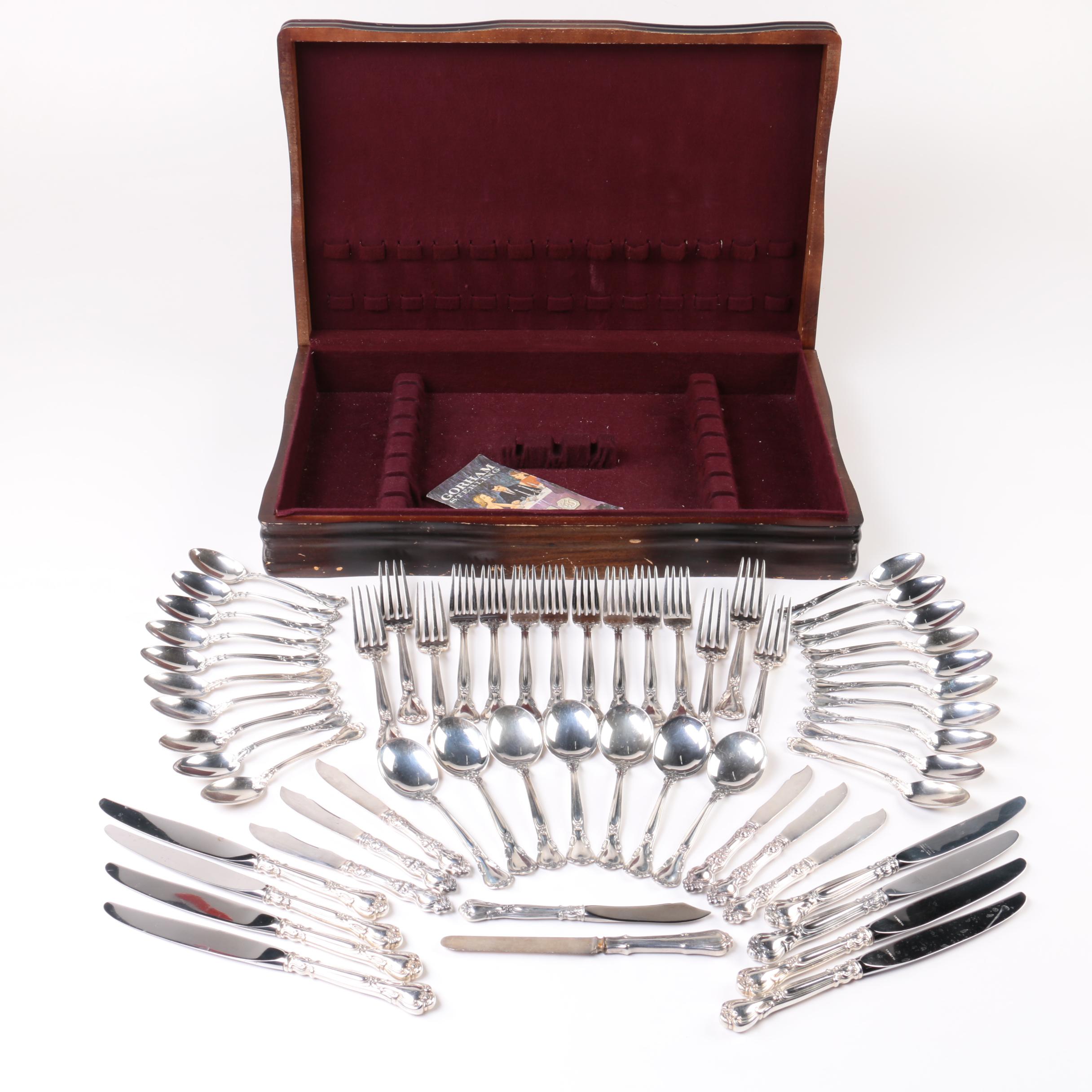 Gorham "Chantilly" Sterling Silver Flatware Set