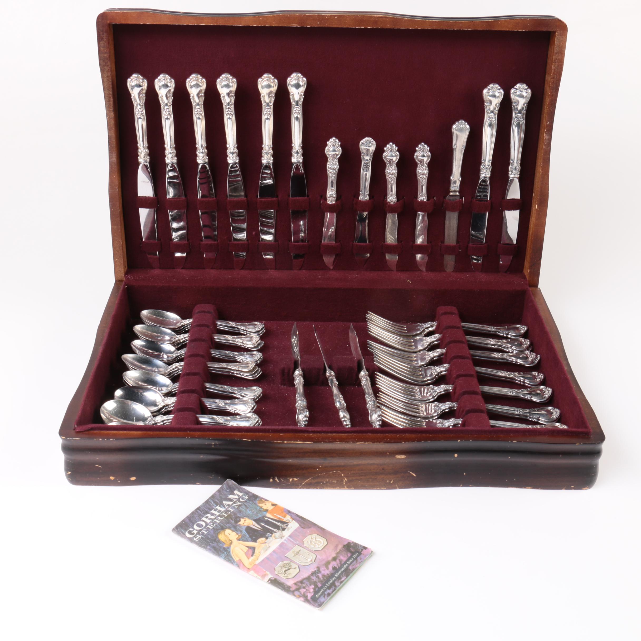 Gorham "Chantilly" Sterling Silver Flatware Set