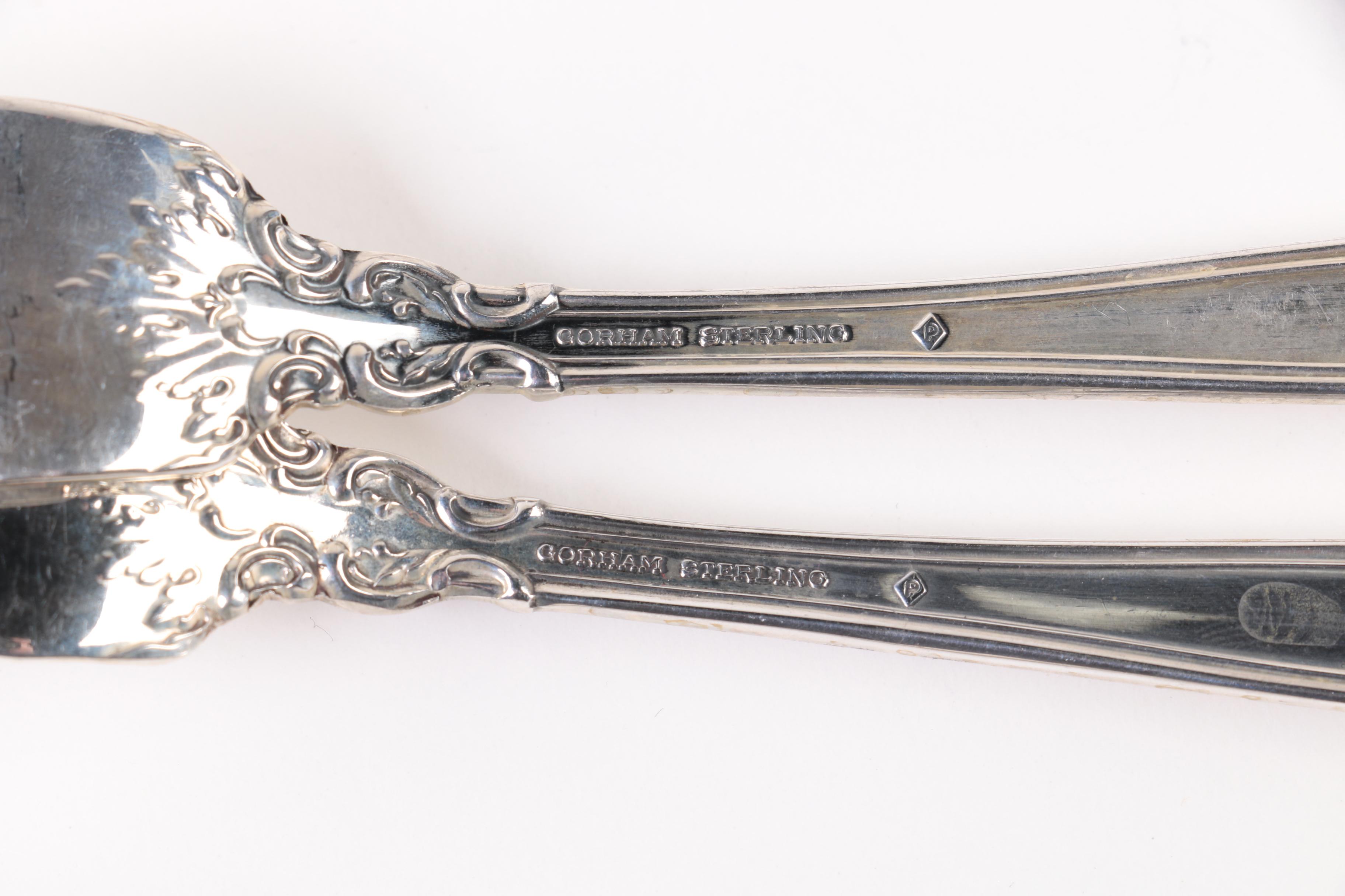 Gorham "Chantilly" Sterling Silver Flatware Set