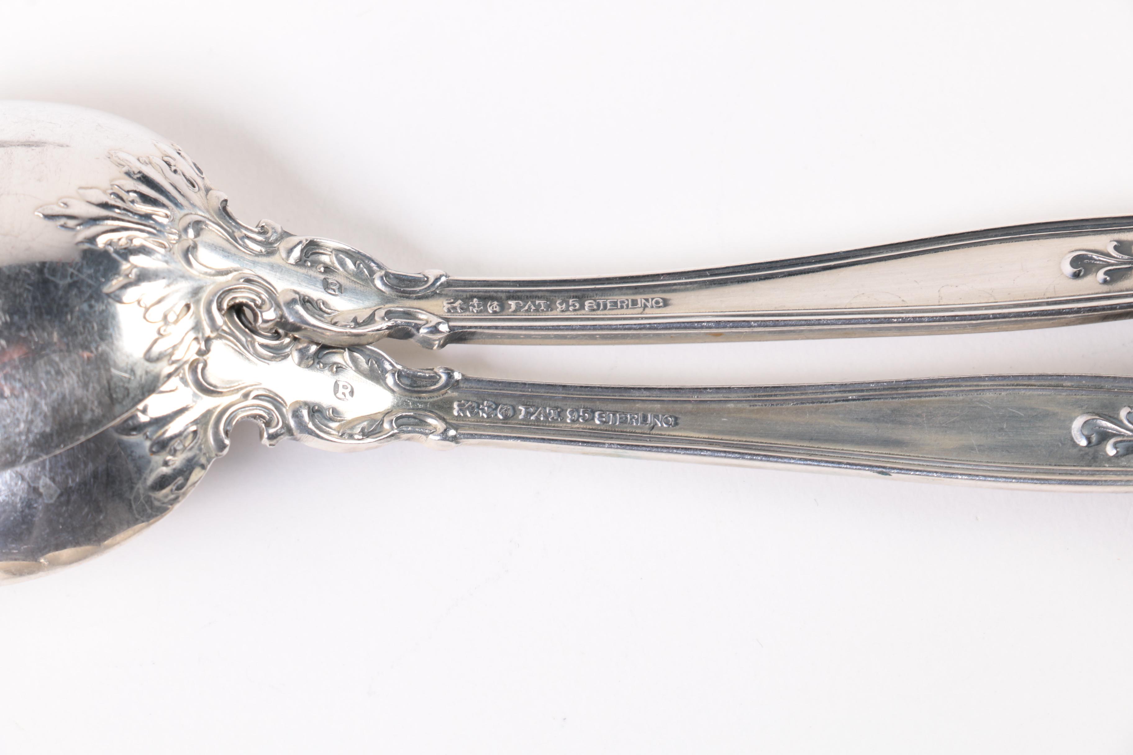 Gorham "Chantilly" Sterling Silver Flatware Set