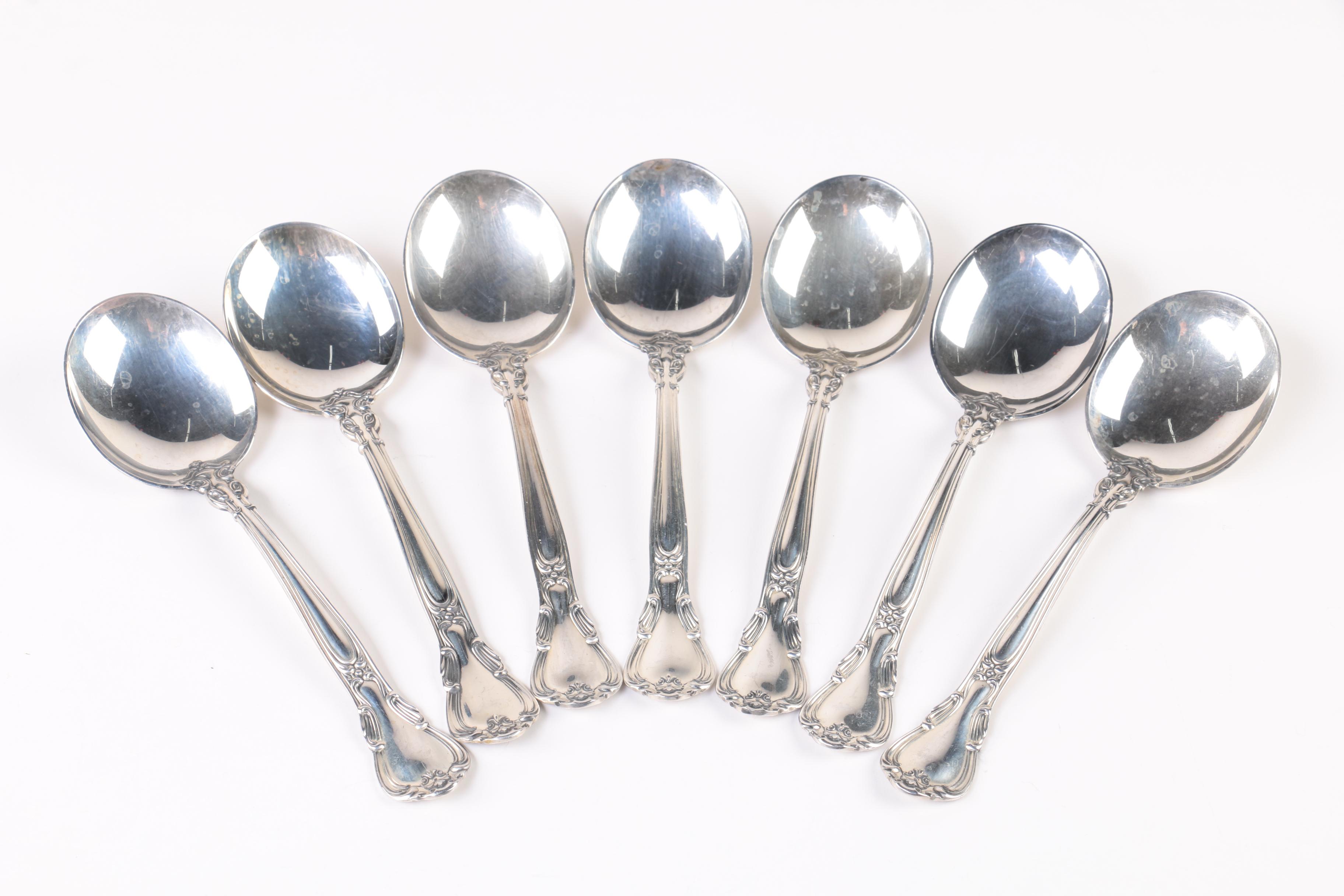 Gorham "Chantilly" Sterling Silver Flatware Set