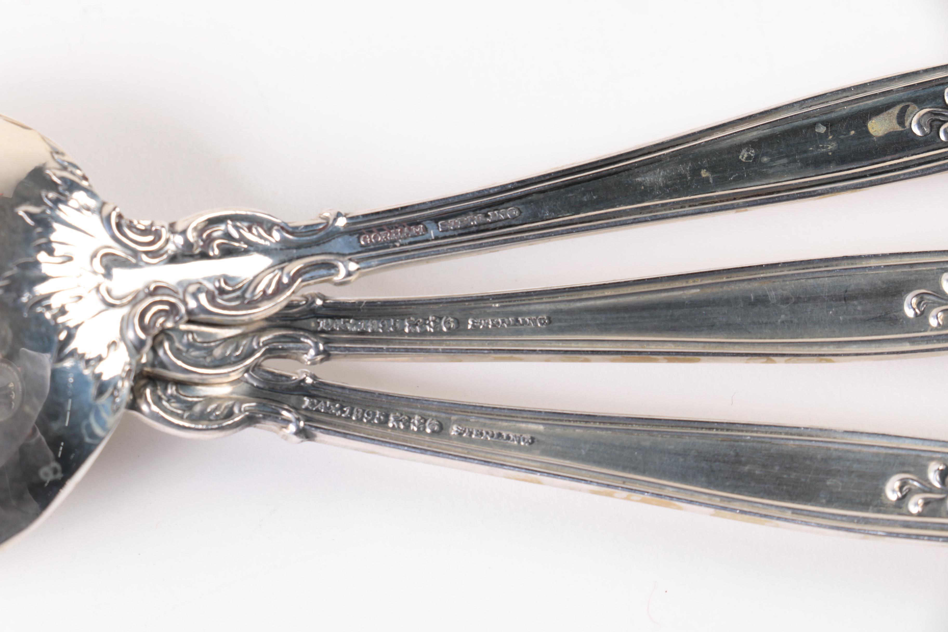 Gorham "Chantilly" Sterling Silver Flatware Set