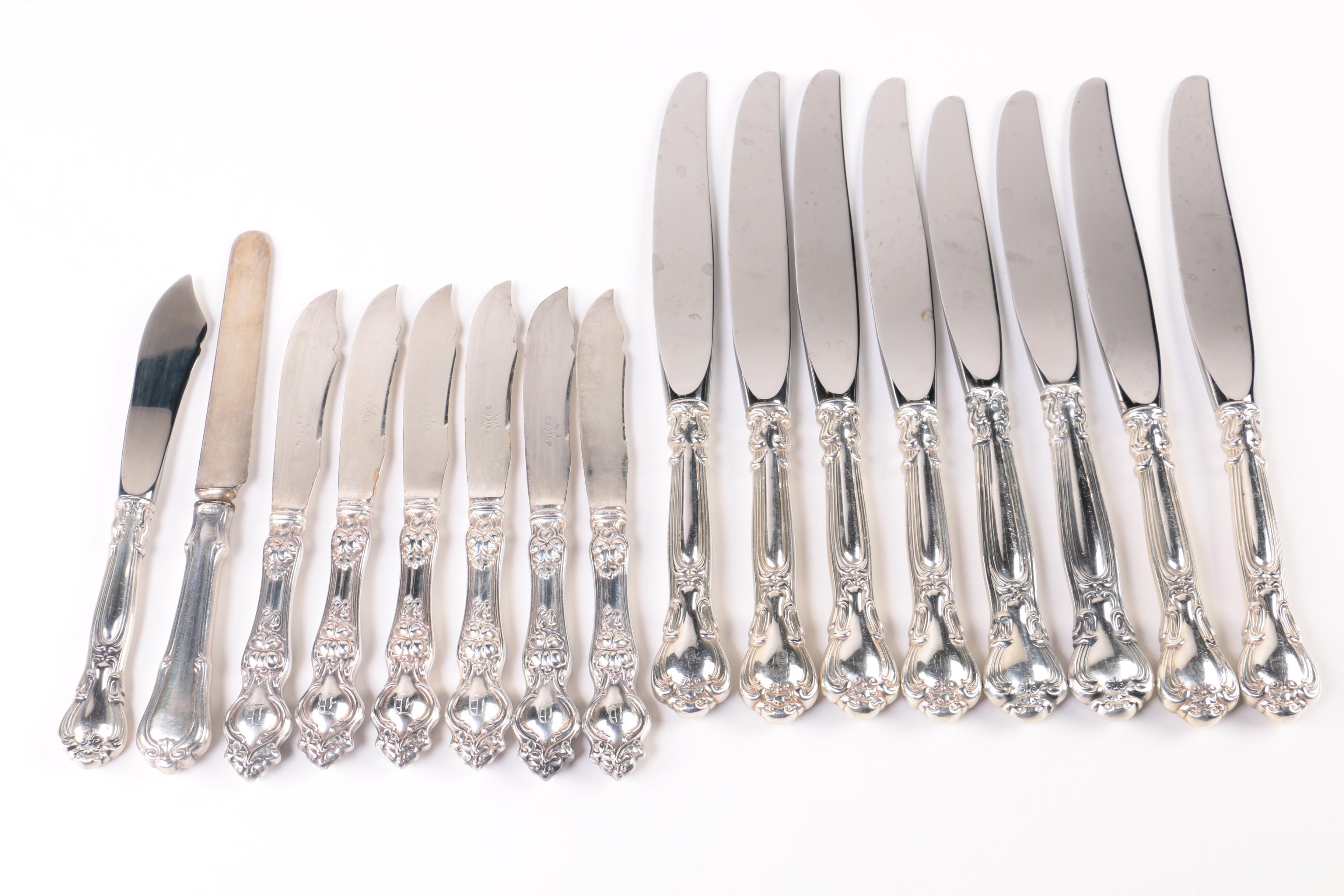 Gorham "Chantilly" Sterling Silver Flatware Set