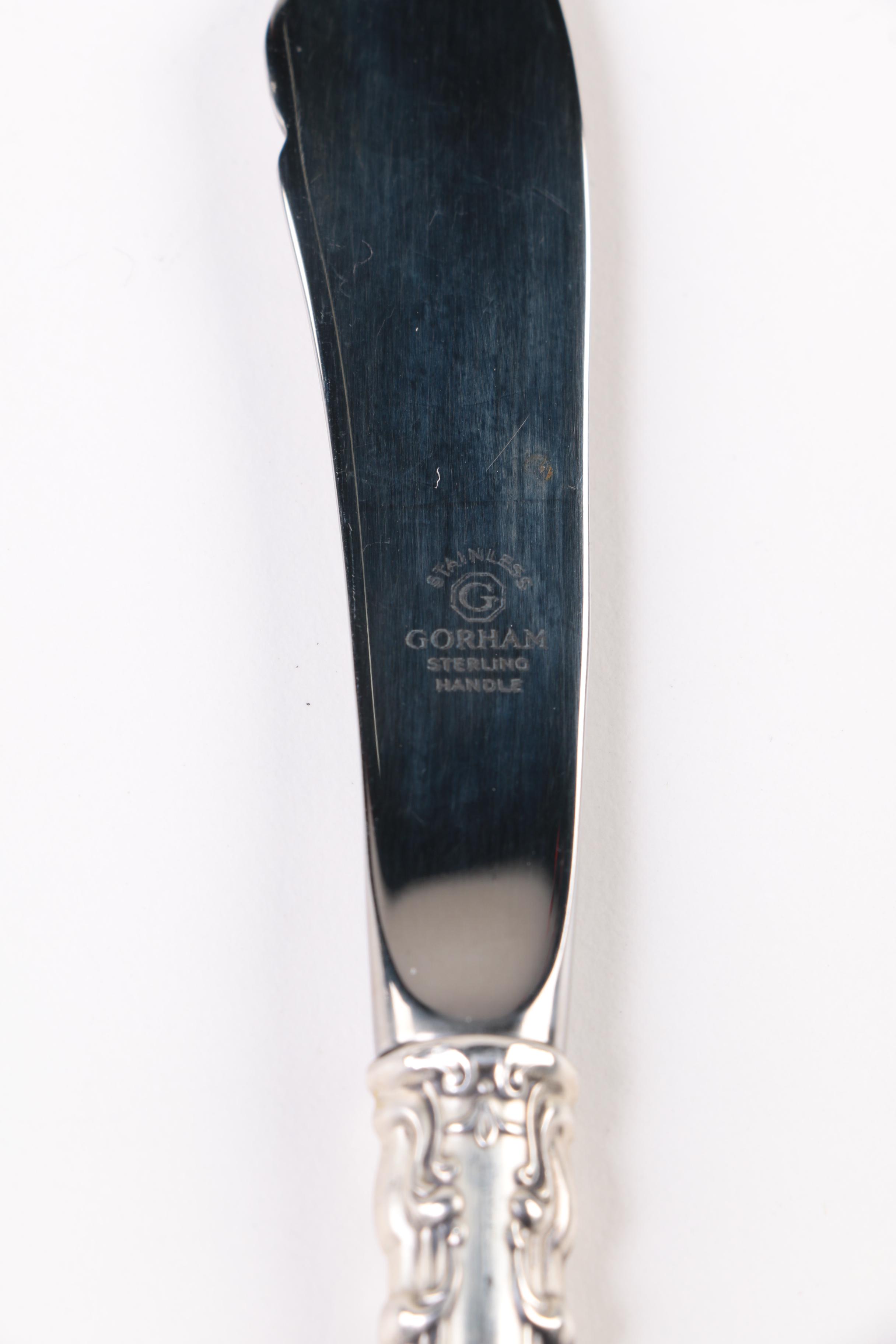 Gorham "Chantilly" Sterling Silver Flatware Set