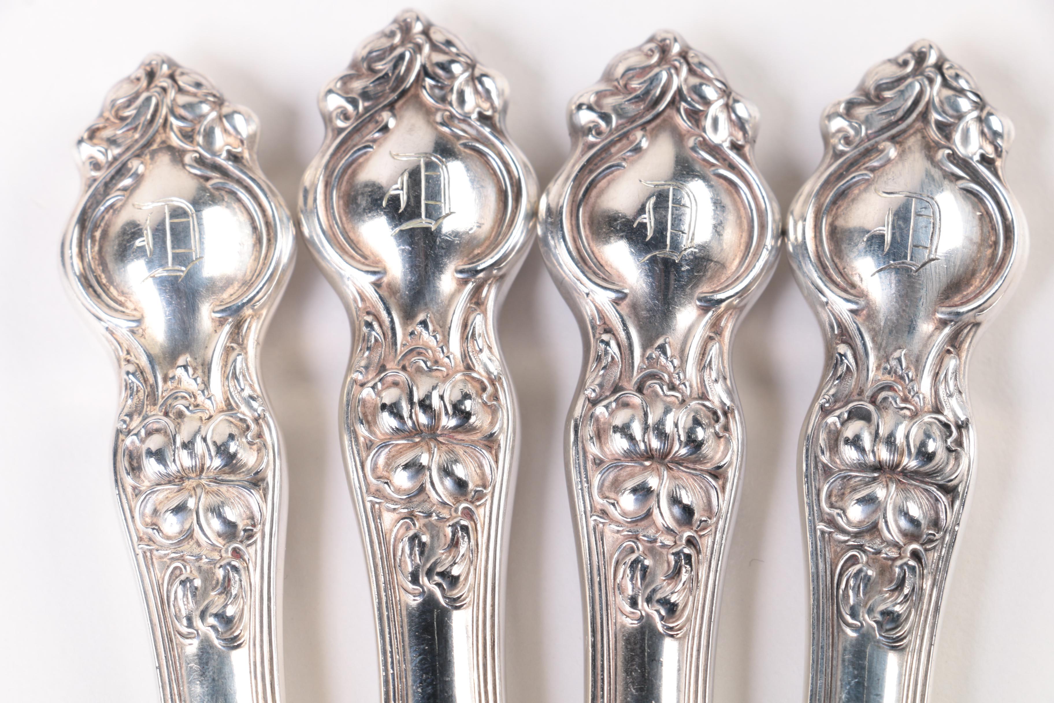 Gorham "Chantilly" Sterling Silver Flatware Set