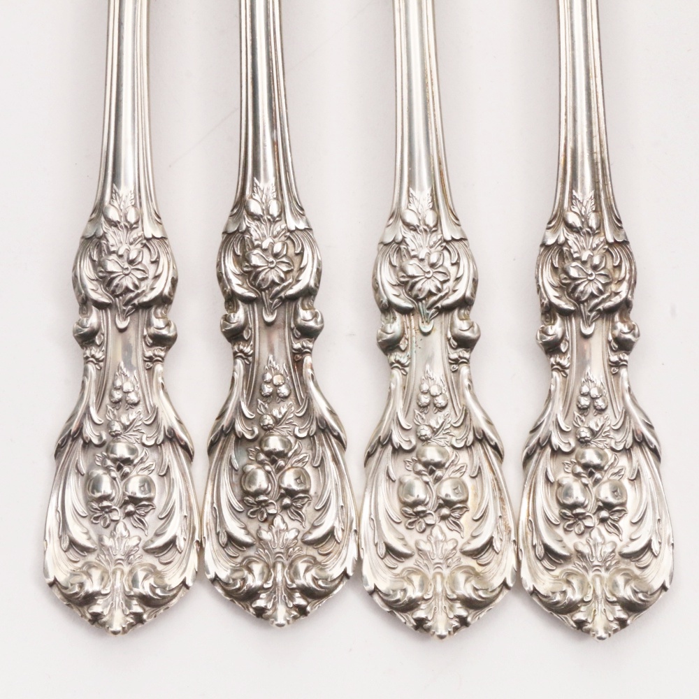 52-Pieces of Sterling Silver Reed & Barton "Francis I" Flatware