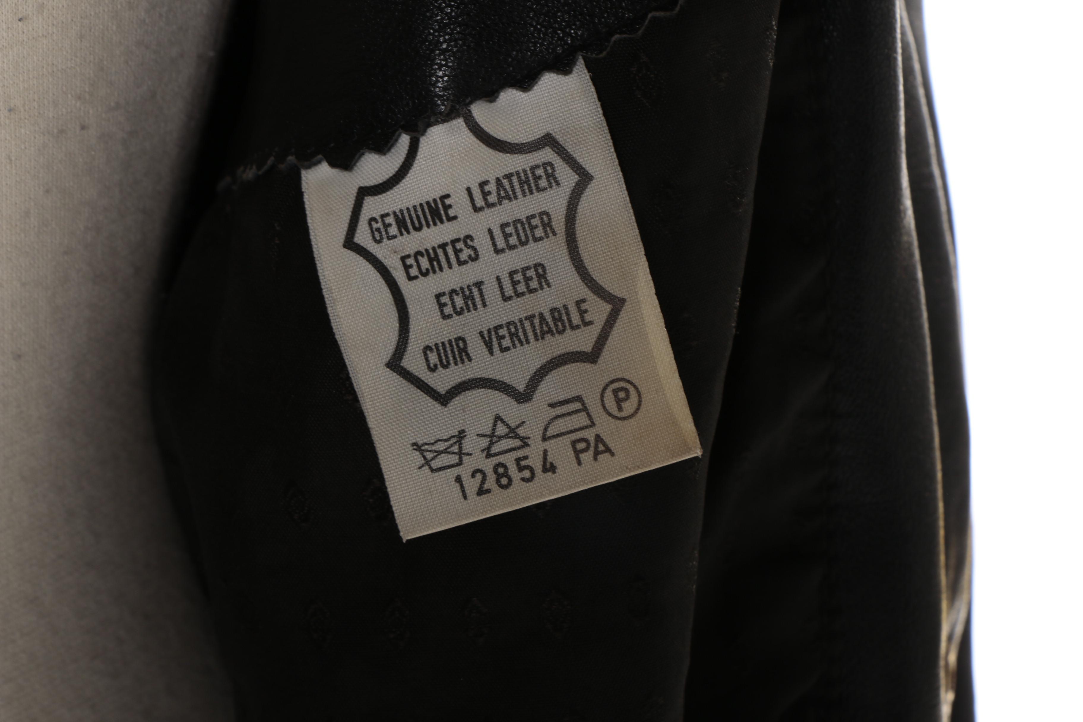 Men's Vintage Black Leather Jacket