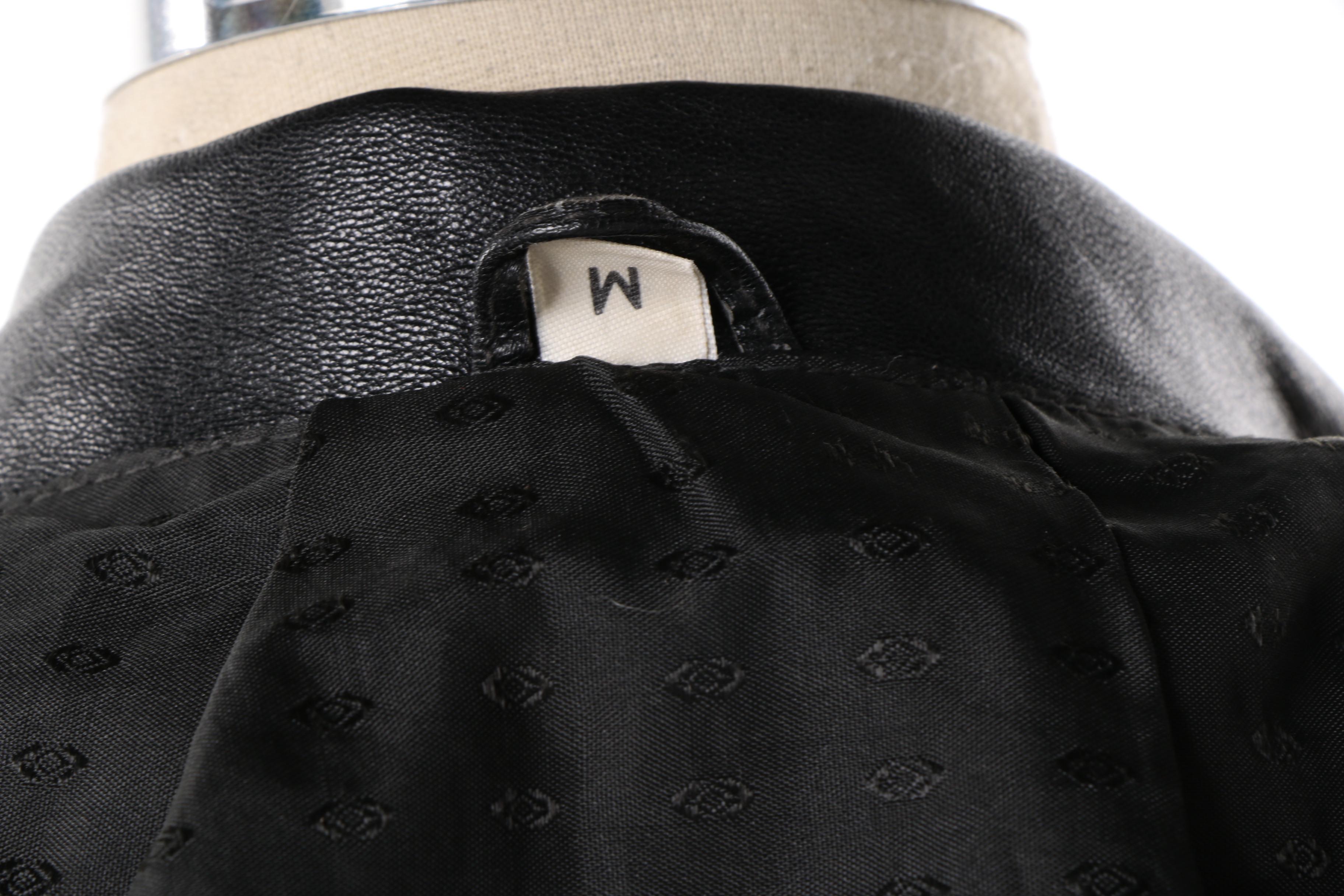 Men's Vintage Black Leather Jacket