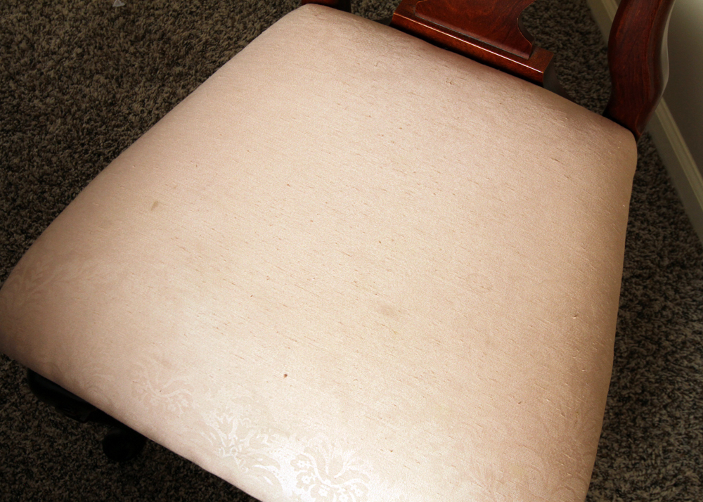 Federal Style Cherry Dining Room Table and Six Queen Anne Style Chairs