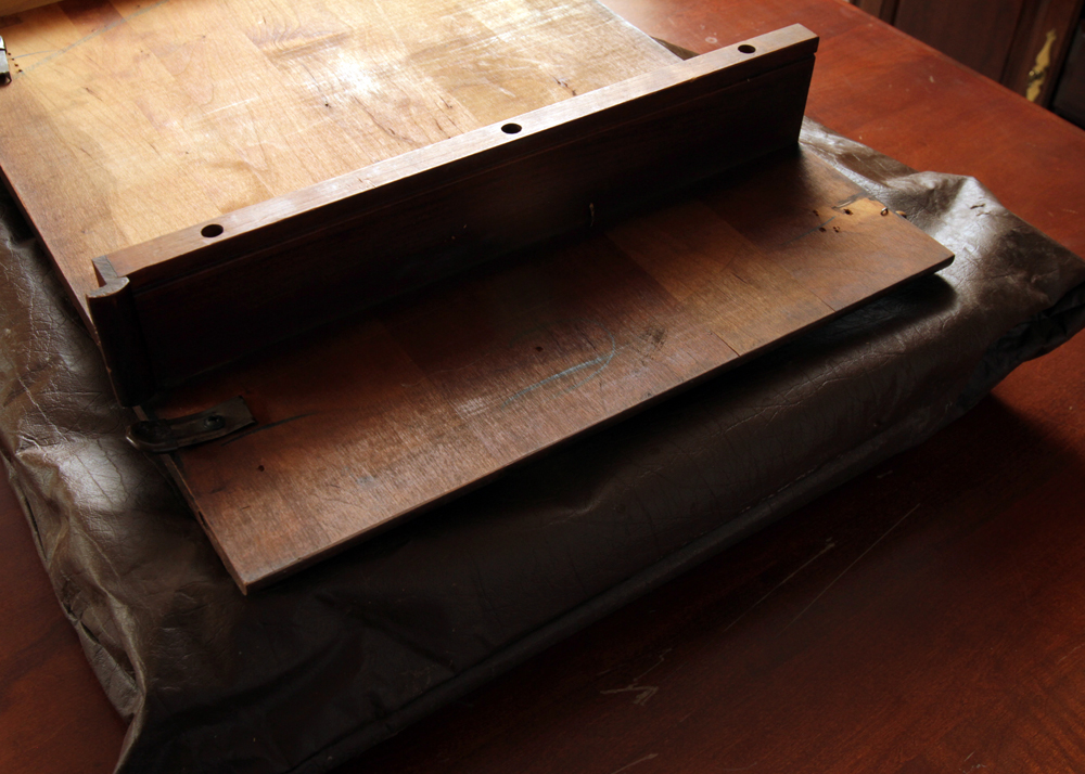 Federal Style Cherry Dining Room Table and Six Queen Anne Style Chairs