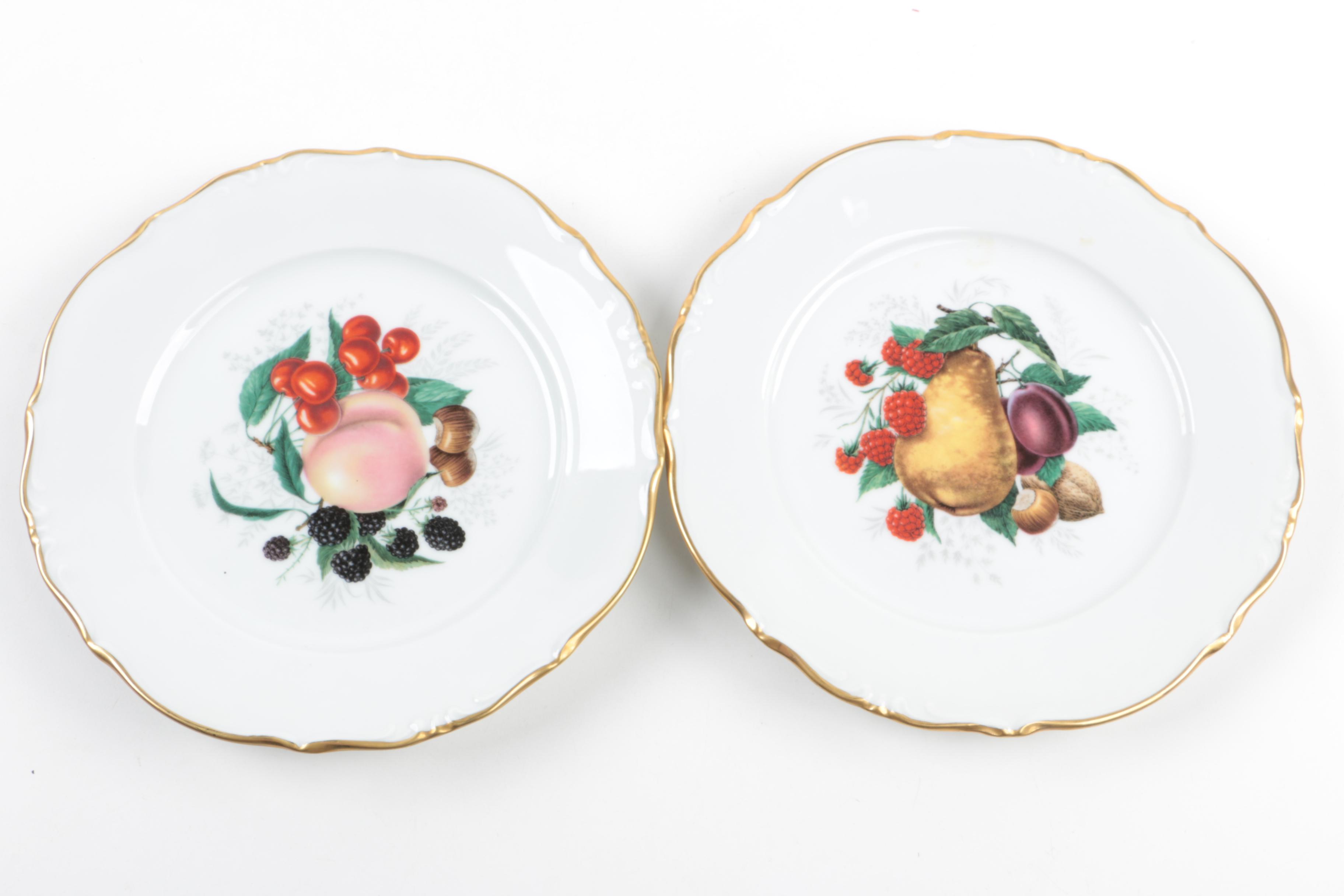 Vintage Gebrüder Winterling Porcelain Plates