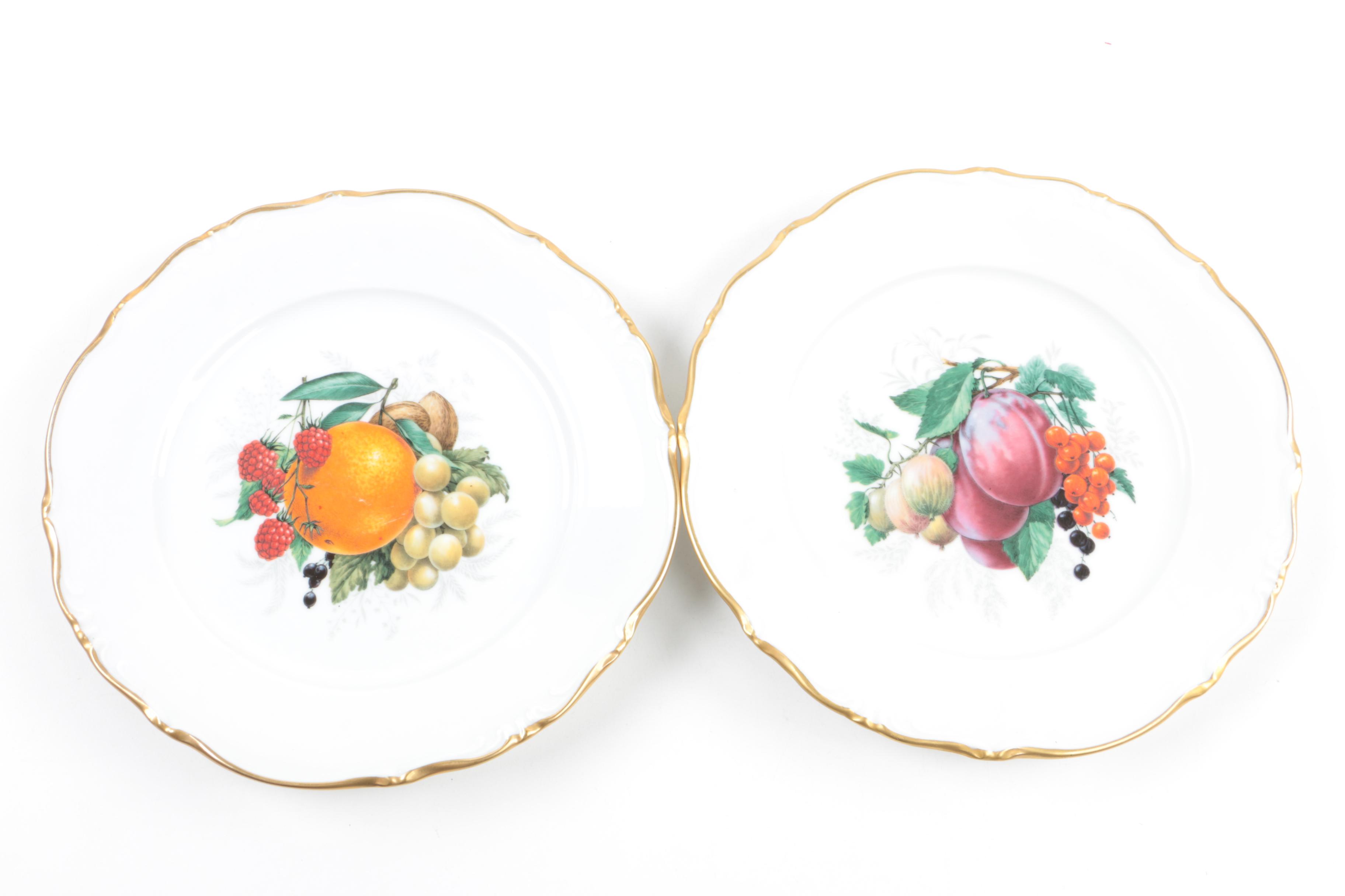 Vintage Gebrüder Winterling Porcelain Plates