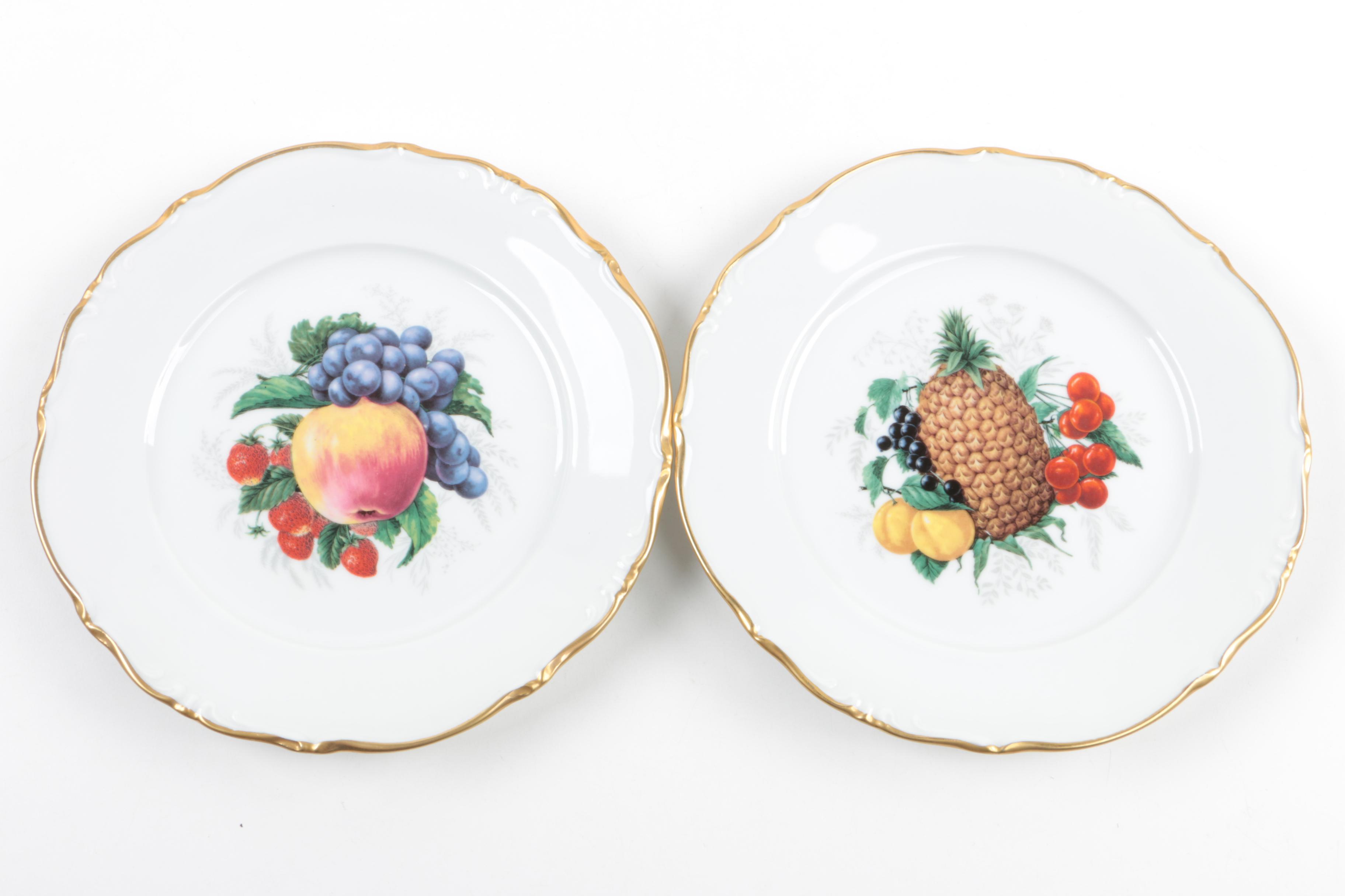 Vintage Gebrüder Winterling Porcelain Plates
