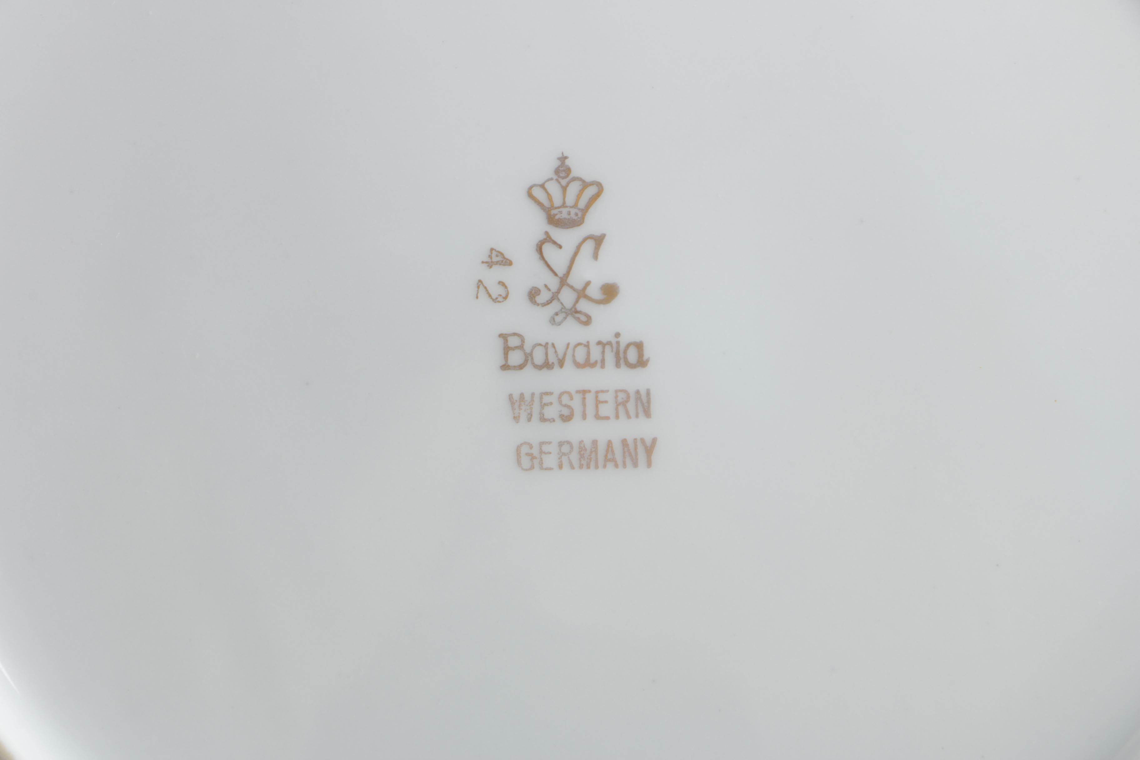 Vintage Gebrüder Winterling Porcelain Plates