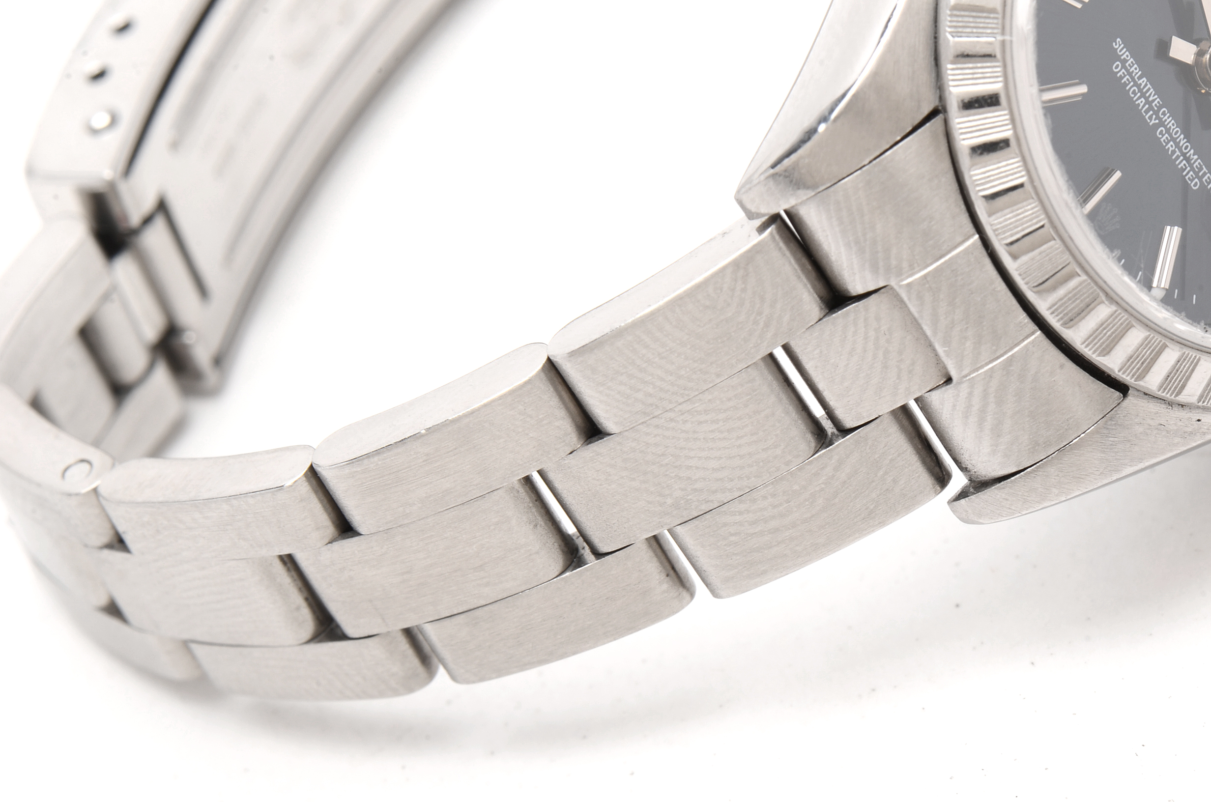 Rolex Oyster Perpetual Date Blue Dial Stainless Steel 26MM Automatic Watch