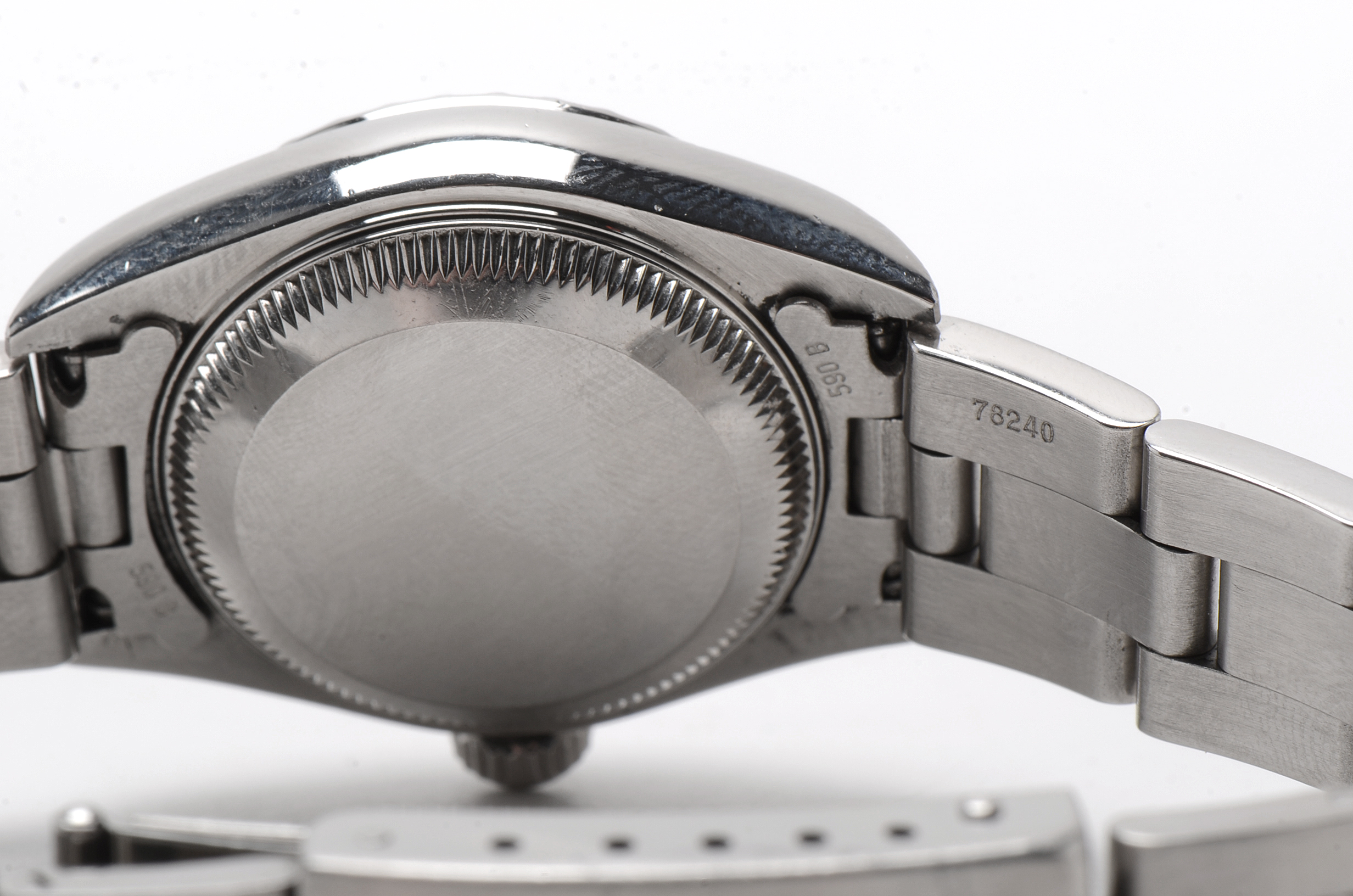 Rolex Oyster Perpetual Date Blue Dial Stainless Steel 26MM Automatic Watch