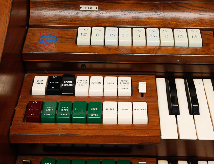 Vintage Wurlitzer 4573 Organ With Orbit III Synthesizer and Bench