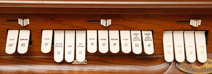 Vintage Wurlitzer 4573 Organ With Orbit III Synthesizer and Bench