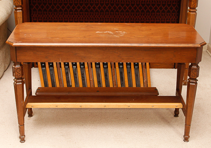 Vintage Wurlitzer 4573 Organ With Orbit III Synthesizer and Bench