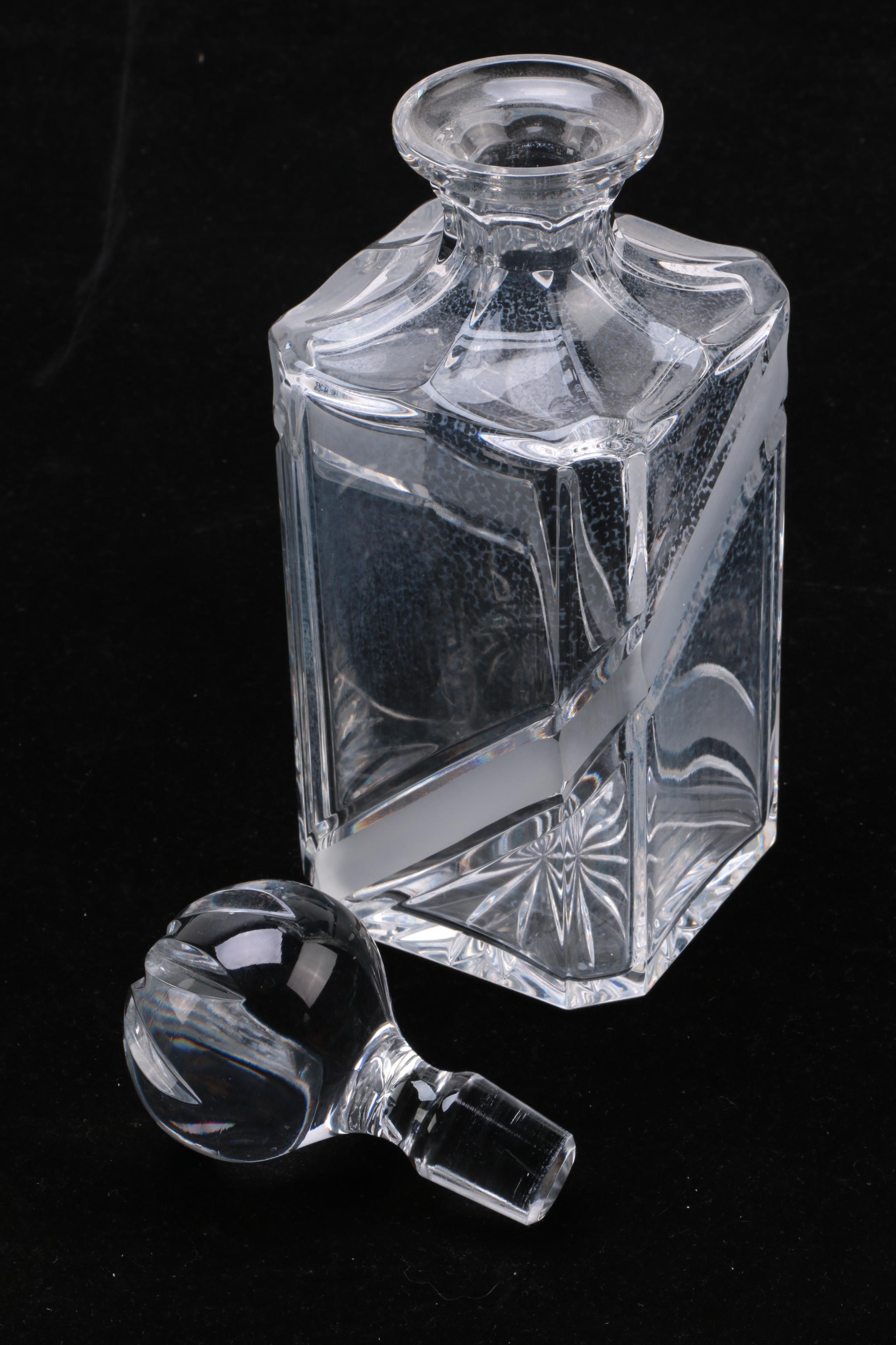 Galway Square Crystal Decanter
