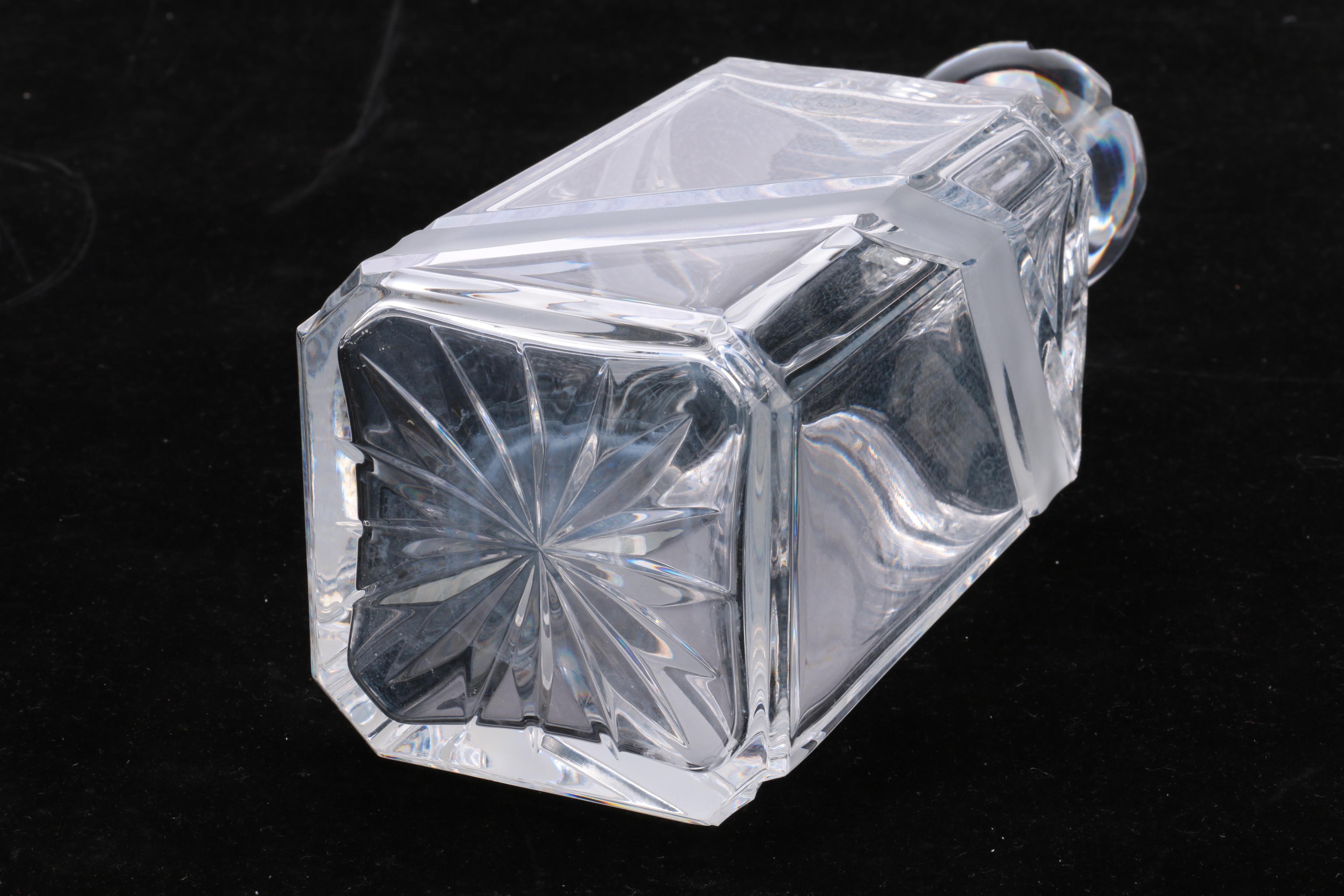 Galway Square Crystal Decanter