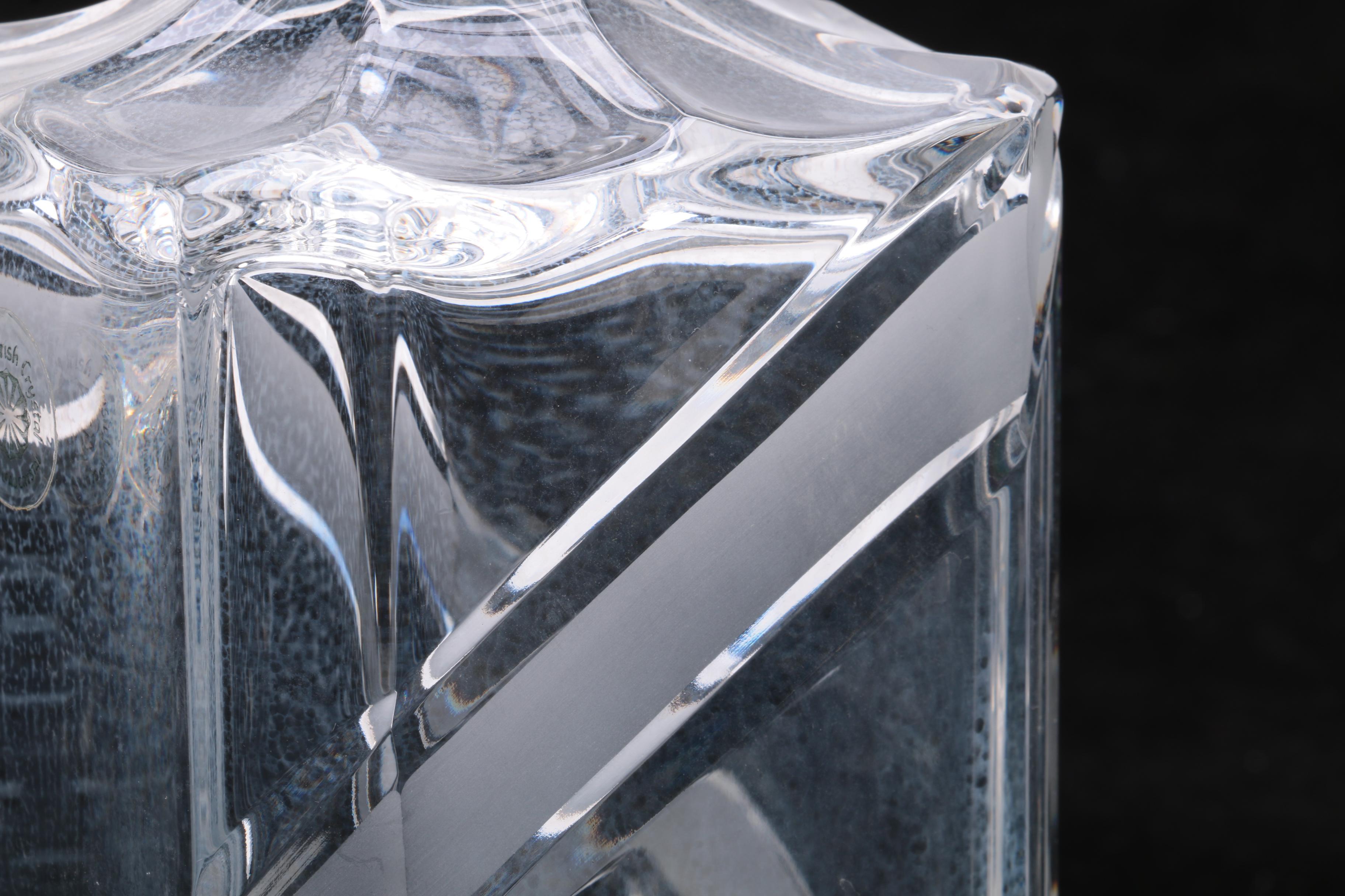 Galway Square Crystal Decanter