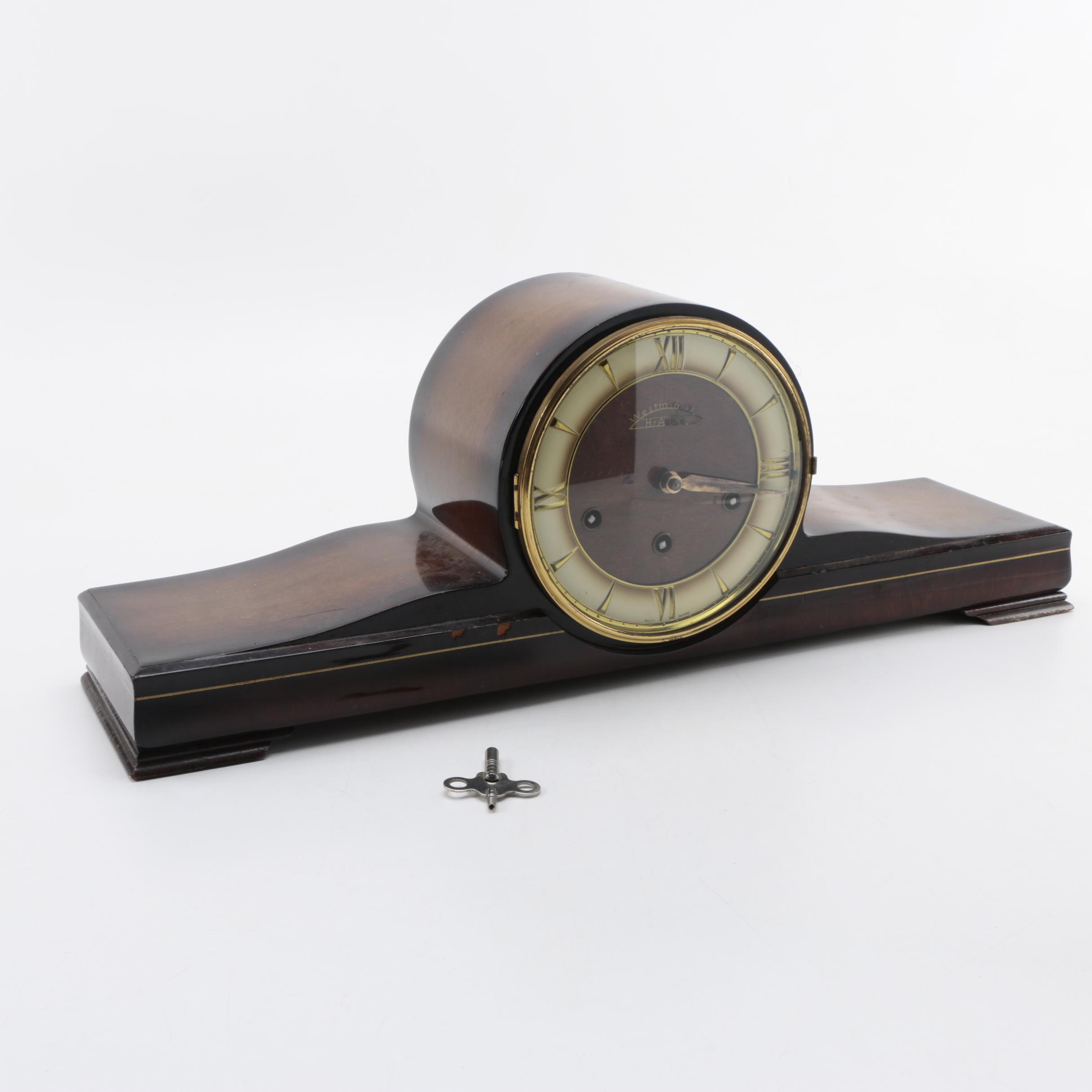 Antique Westminster H-Anker Chime "3 Melodies" Mantel Clock