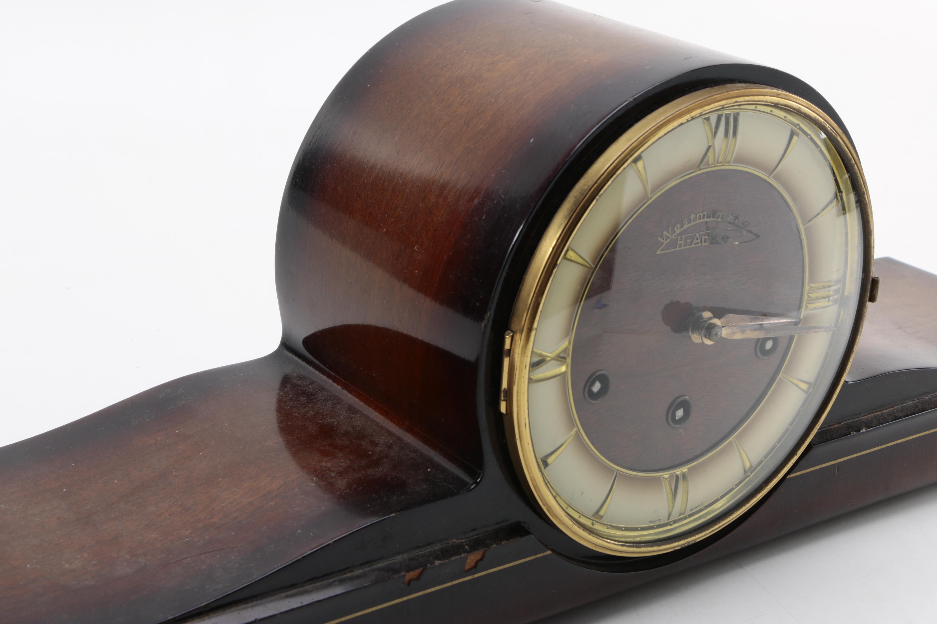 Antique Westminster H-Anker Chime "3 Melodies" Mantel Clock