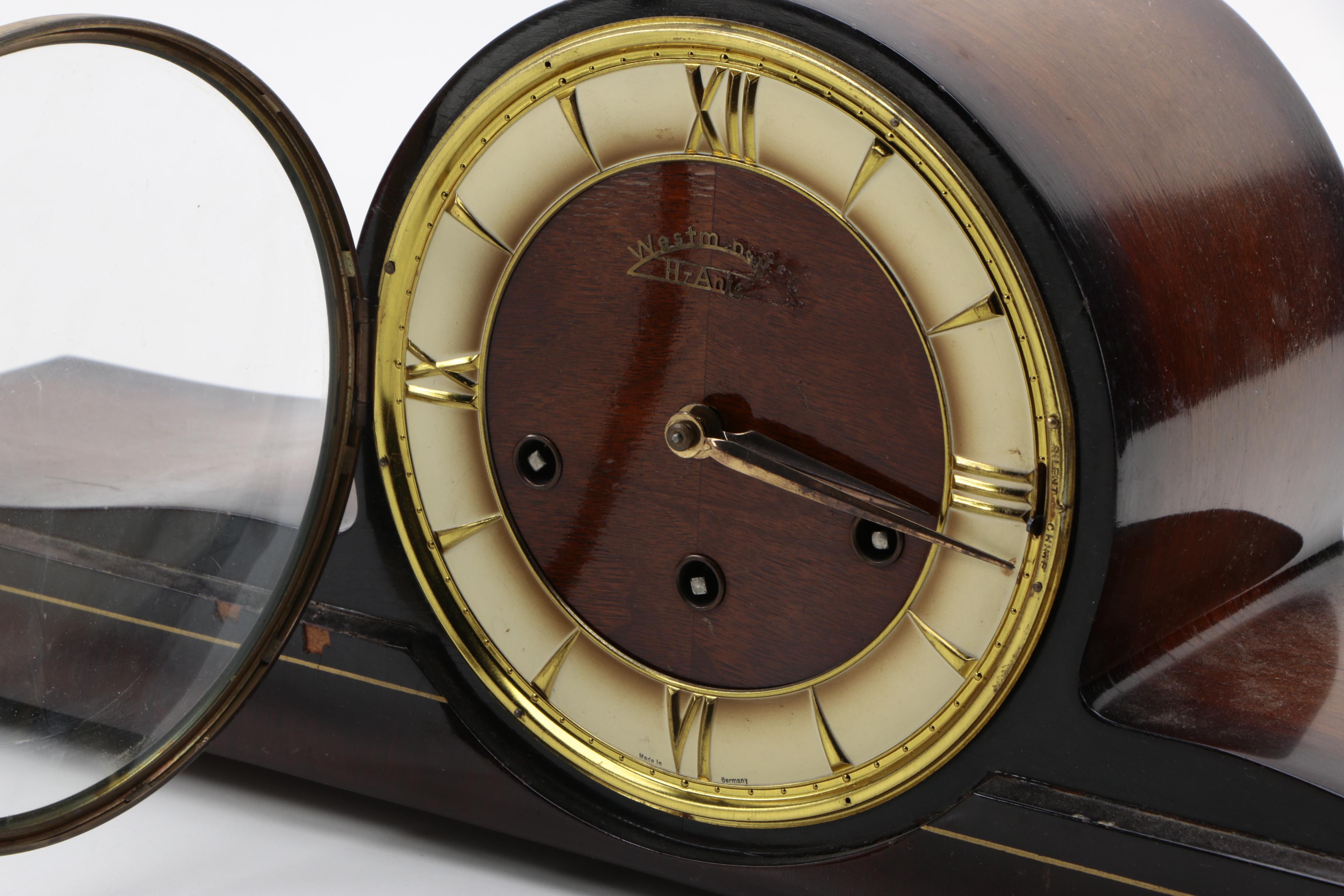 Antique Westminster H-Anker Chime "3 Melodies" Mantel Clock