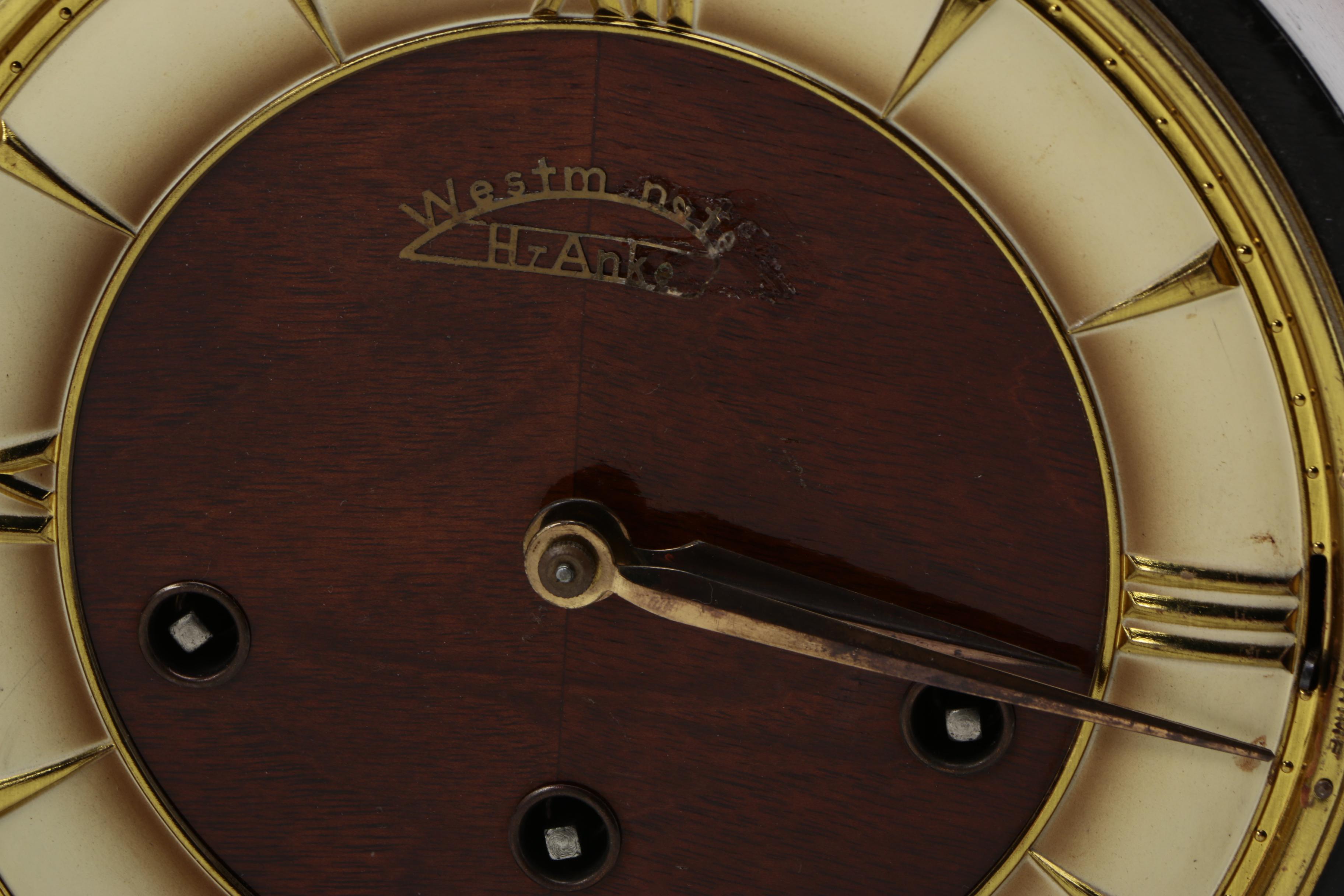 Antique Westminster H-Anker Chime "3 Melodies" Mantel Clock