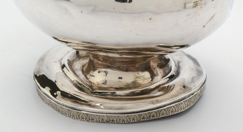 Antique  J.W. Forbes Sterling Silver Pitcher