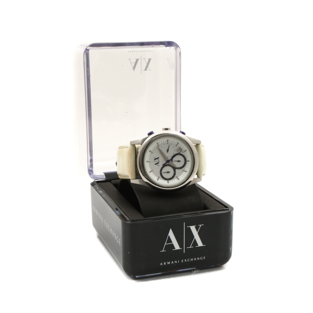 Armani Exchange Stainless Steel Chronograph Watch