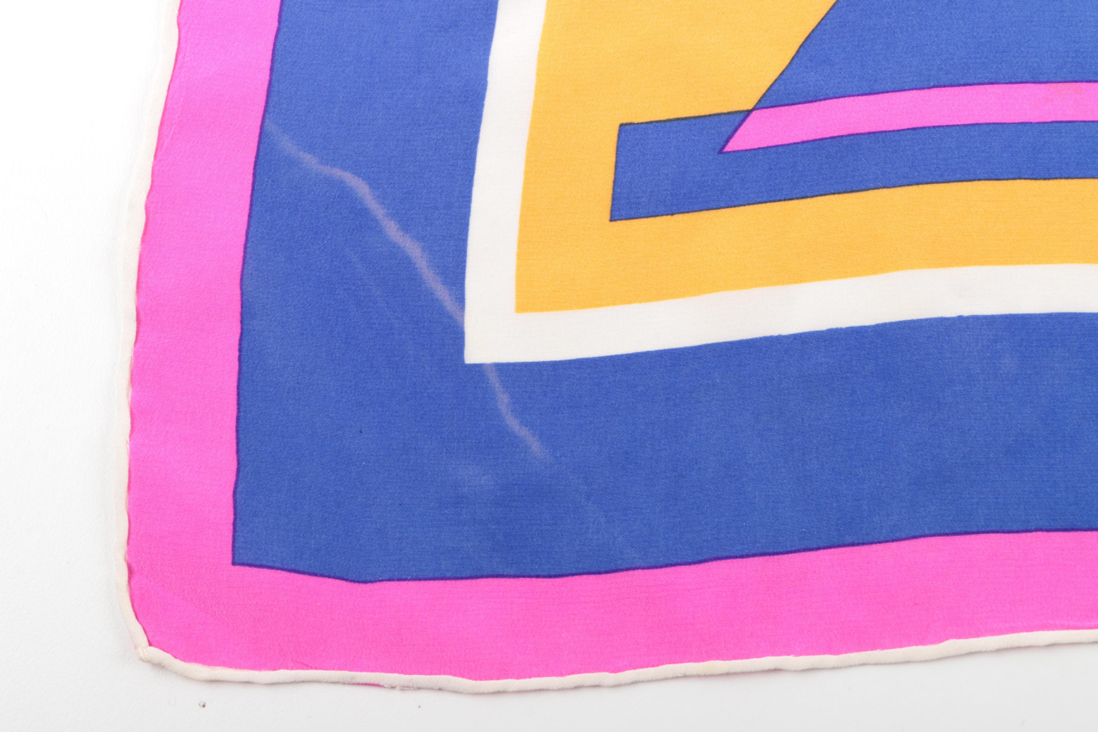 Vintage Christian Dior Silk Scarf