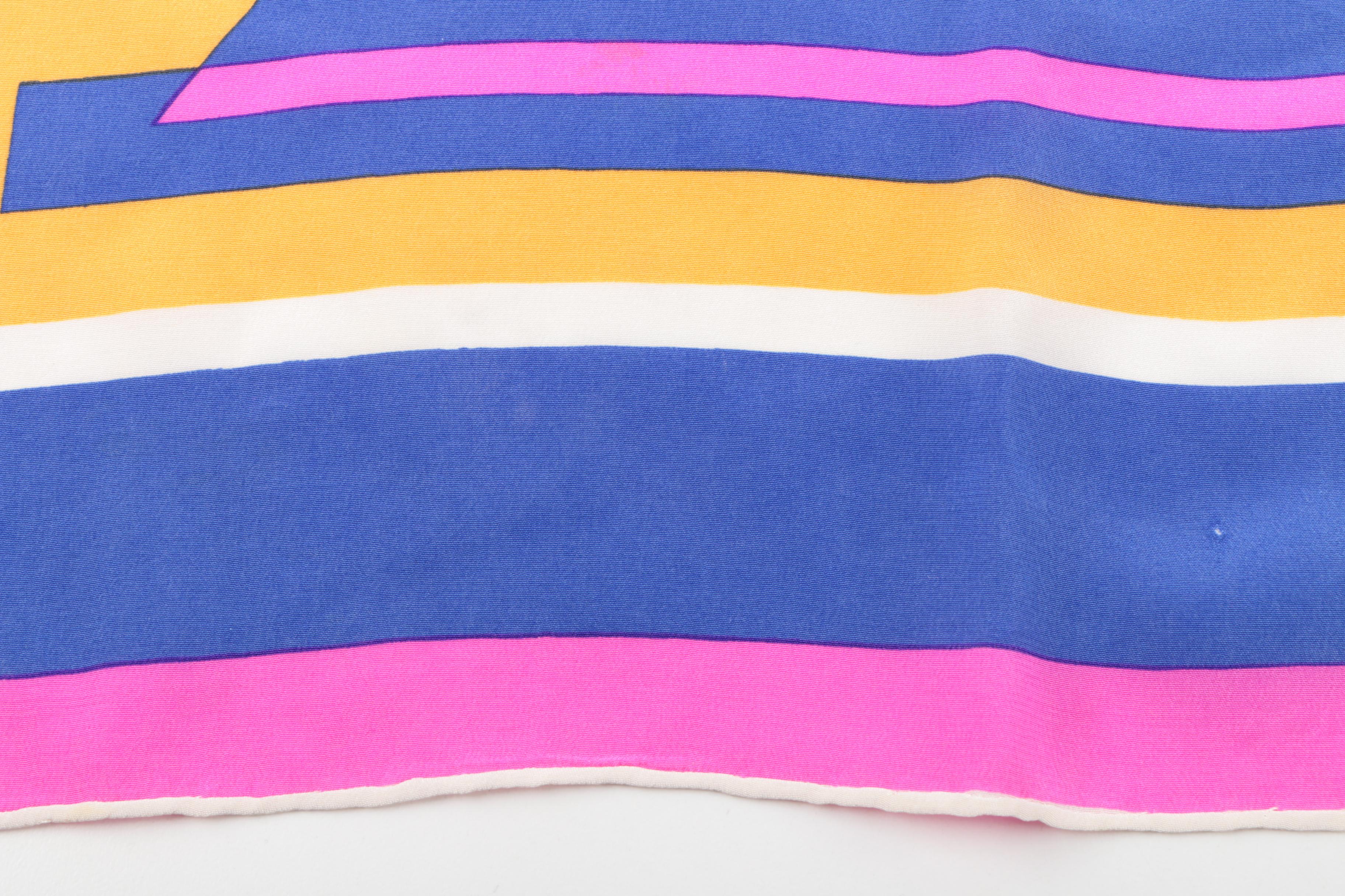 Vintage Christian Dior Silk Scarf