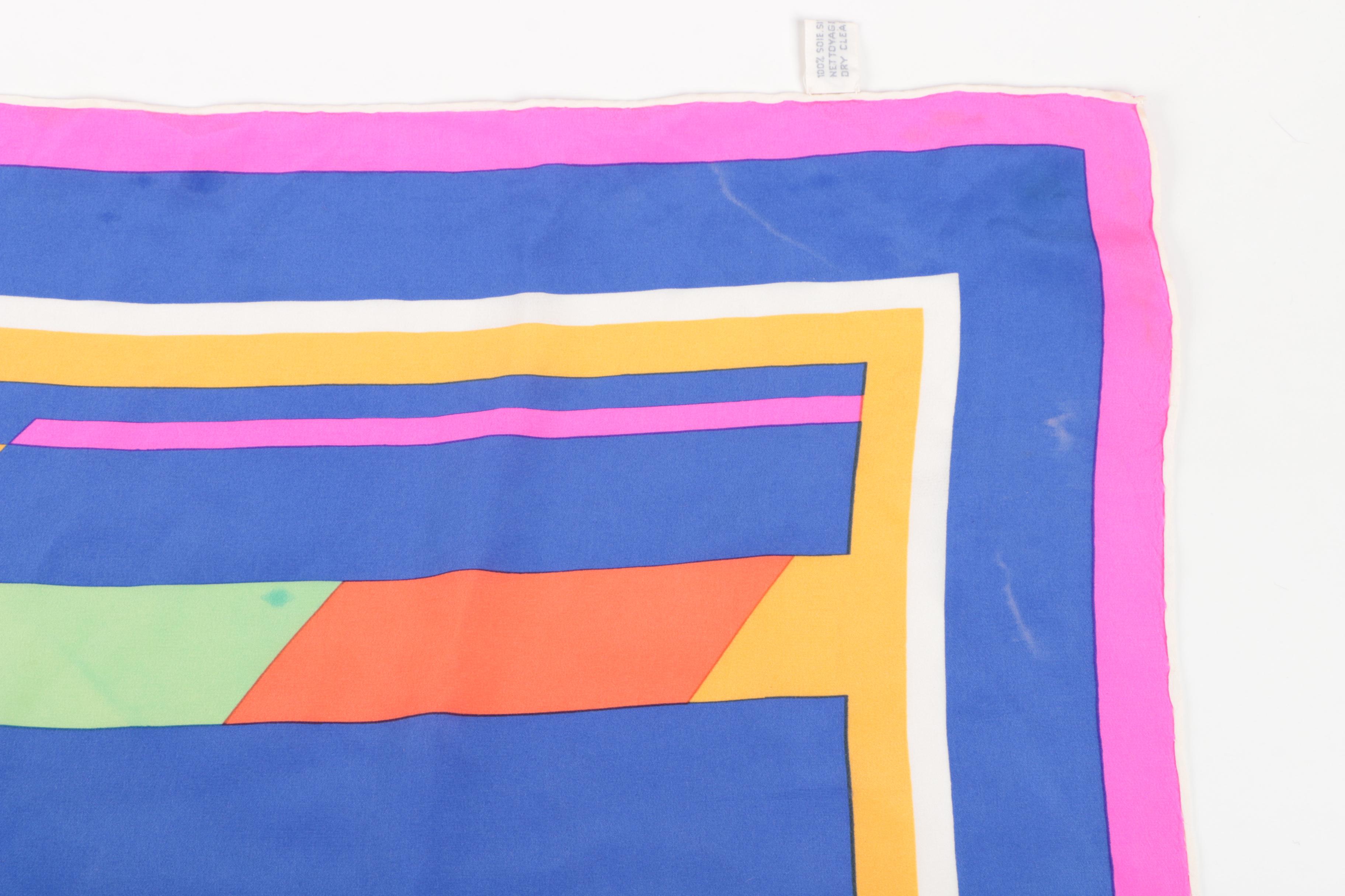 Vintage Christian Dior Silk Scarf