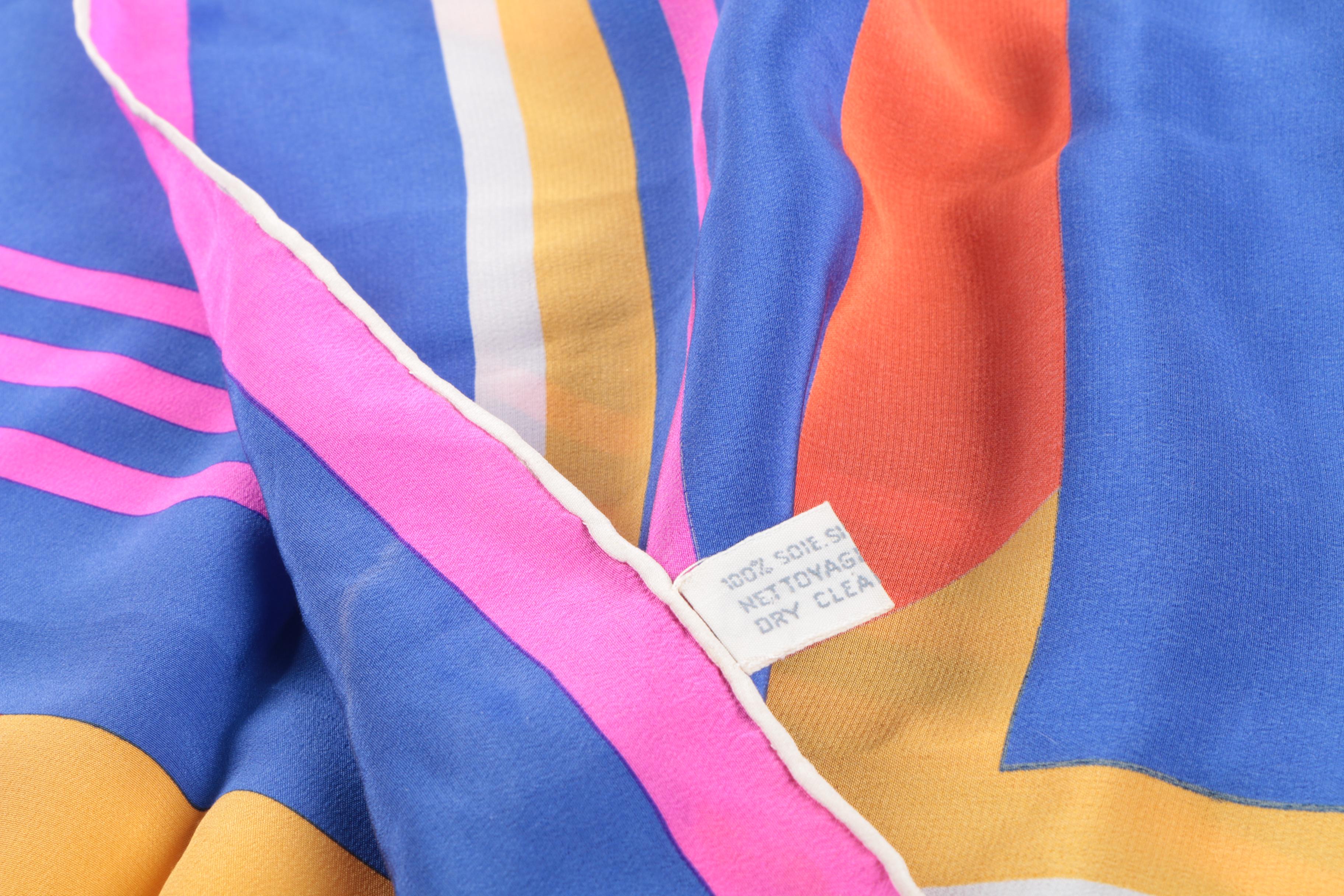 Vintage Christian Dior Silk Scarf