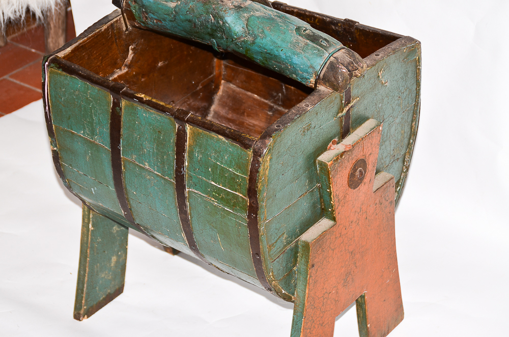 Antique Chinese Wooden Bucket