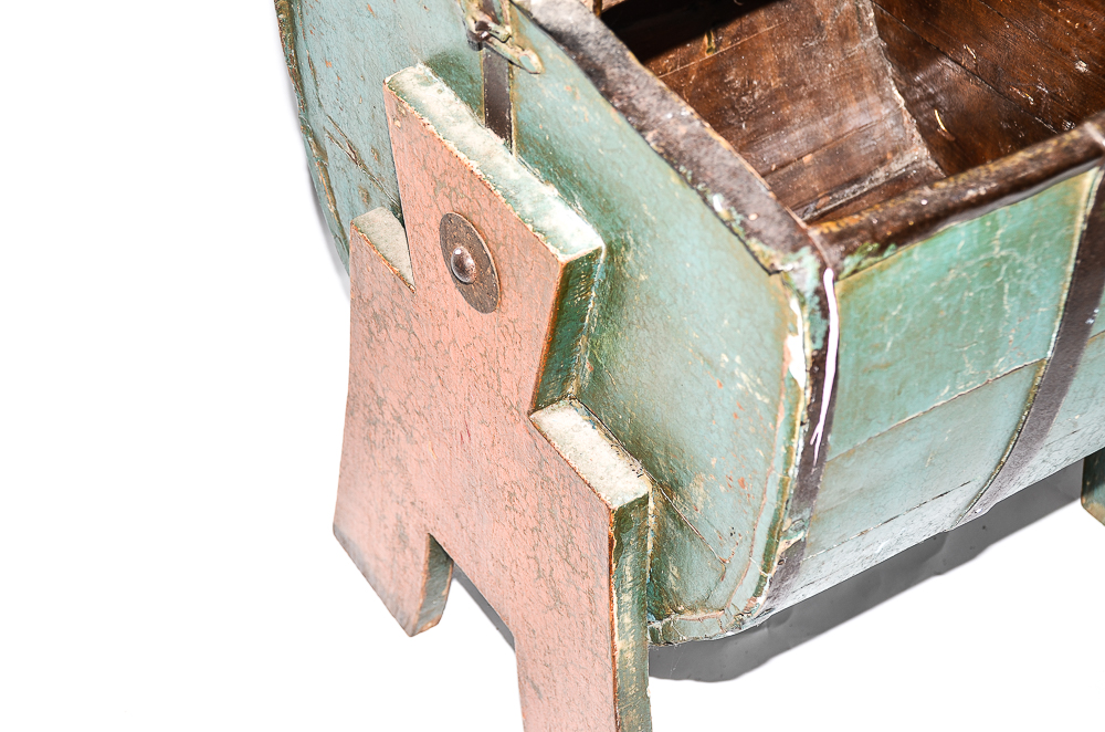 Antique Chinese Wooden Bucket