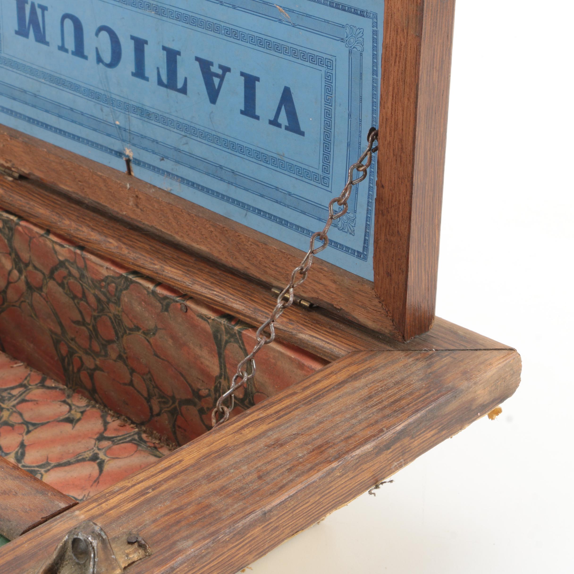 Antique Viaticum Sick Call Altar Box