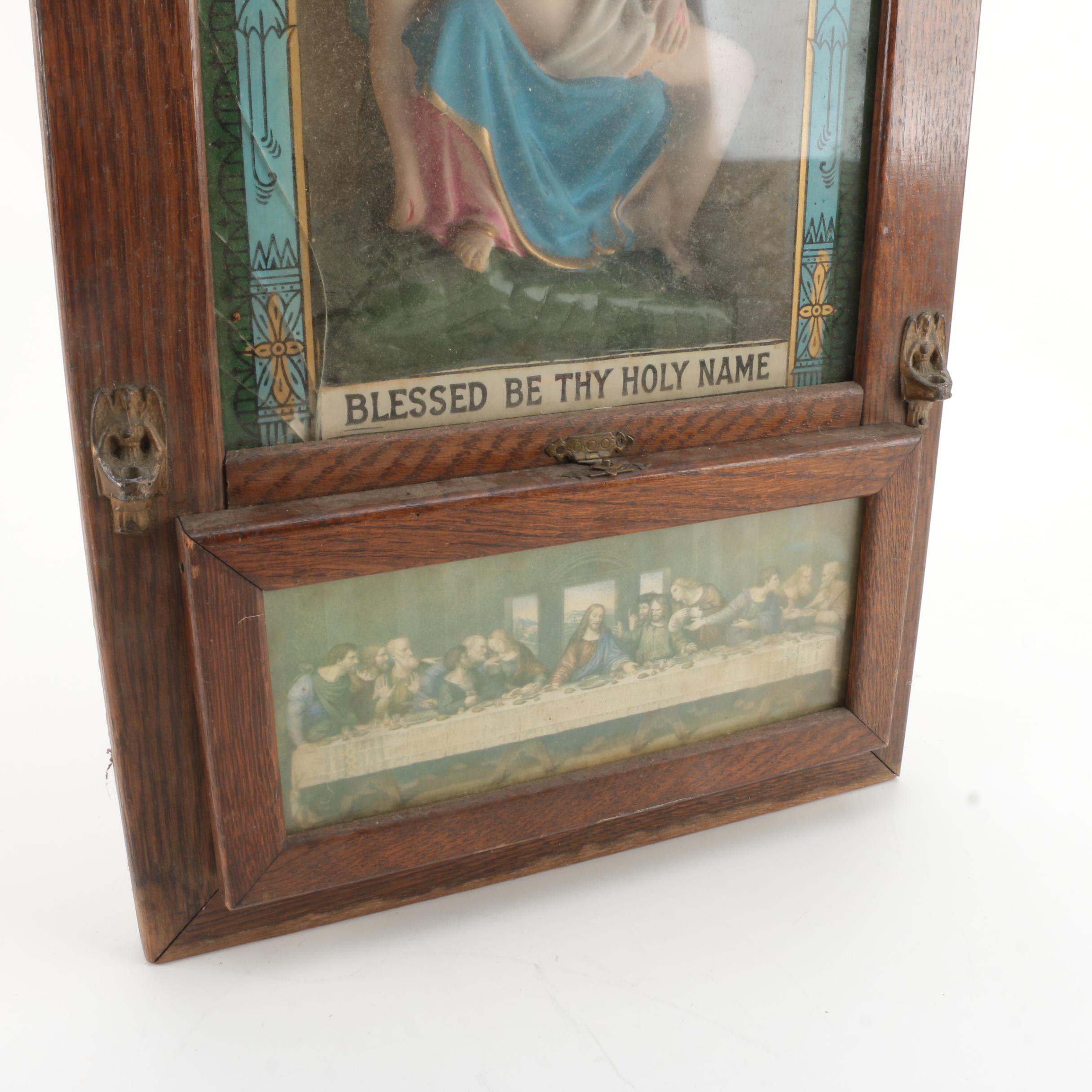 Antique Viaticum Sick Call Altar Box