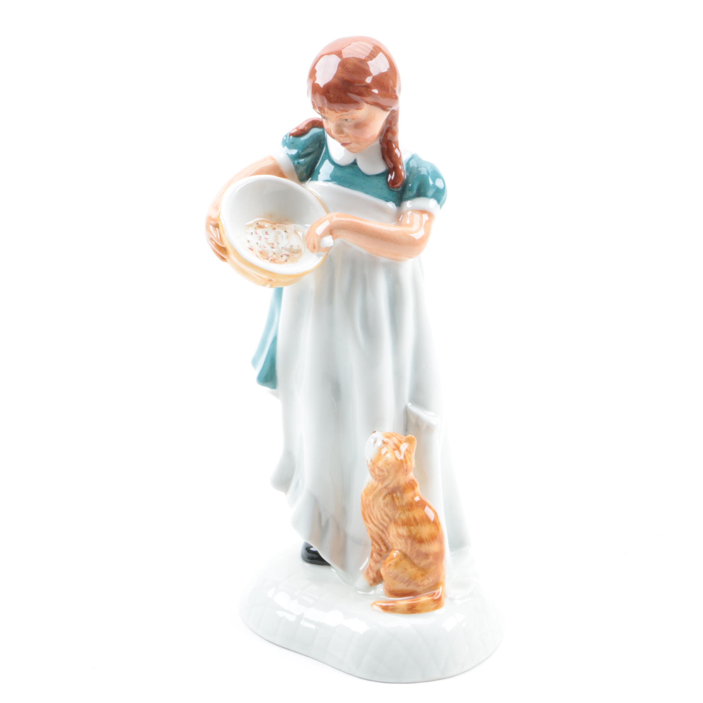 Vintage Royal Doulton "Save Some for Me" Porcelain Figurine