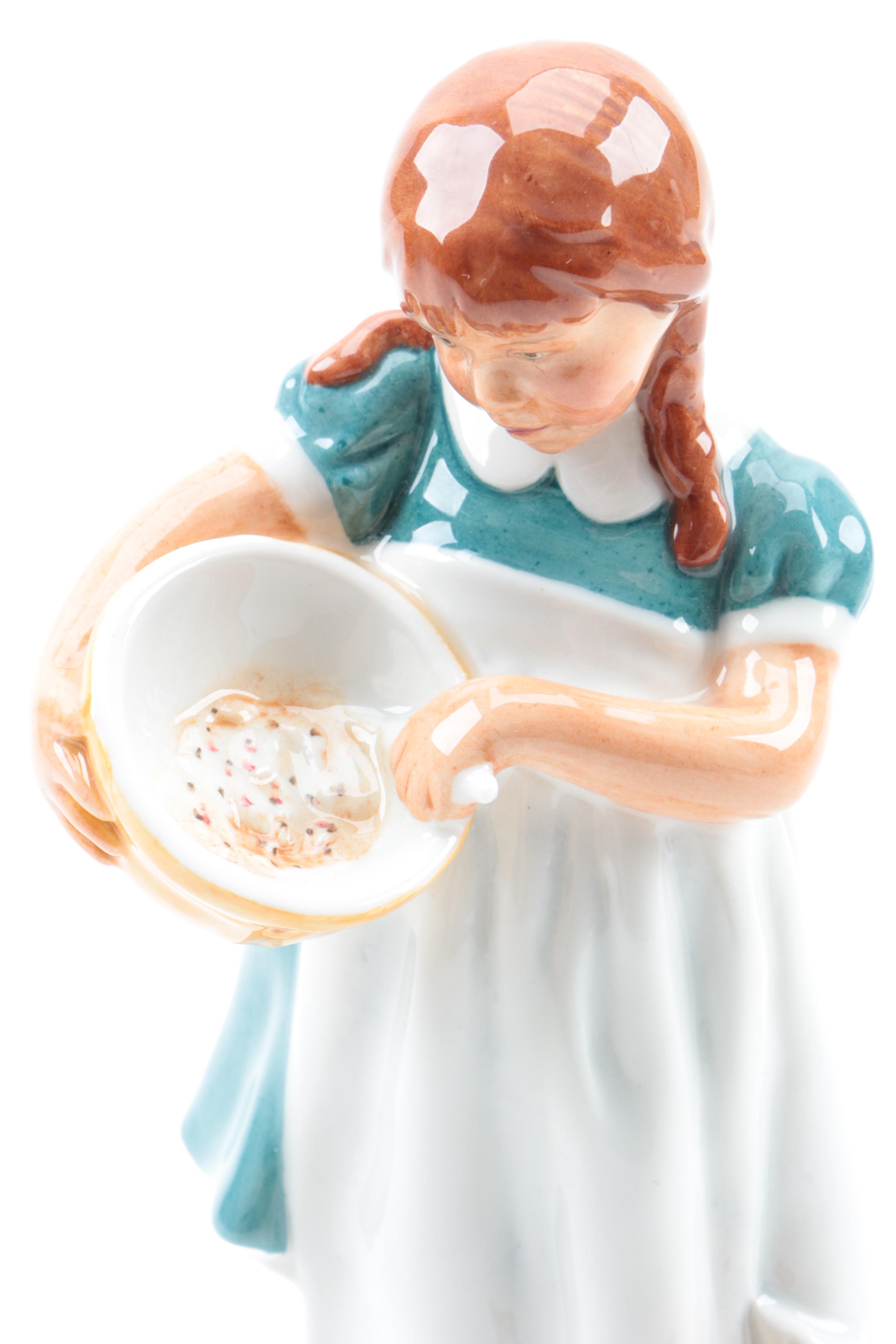 Vintage Royal Doulton "Save Some for Me" Porcelain Figurine