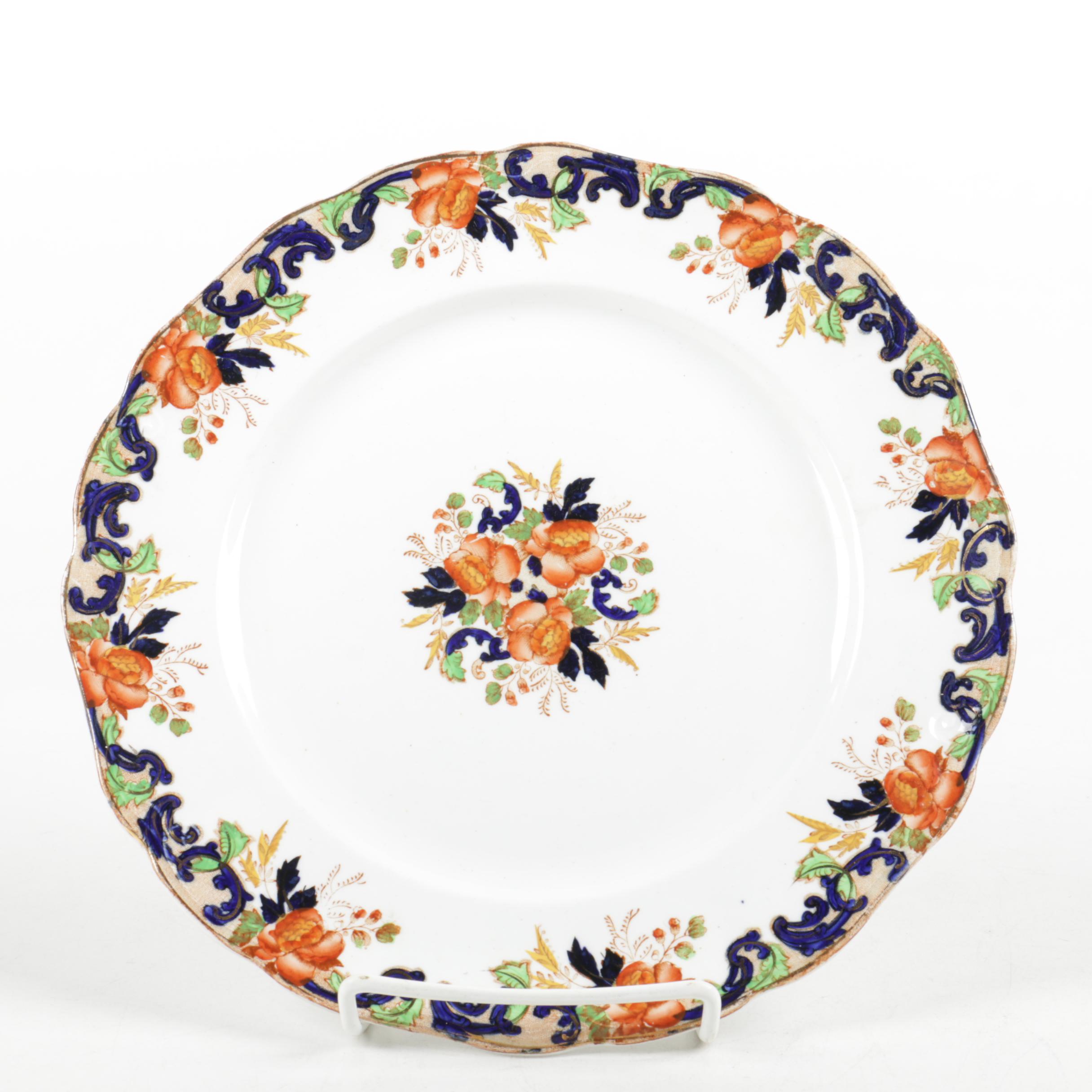 John Maddock & Sons Royal Vitreous "Majestic" Plate