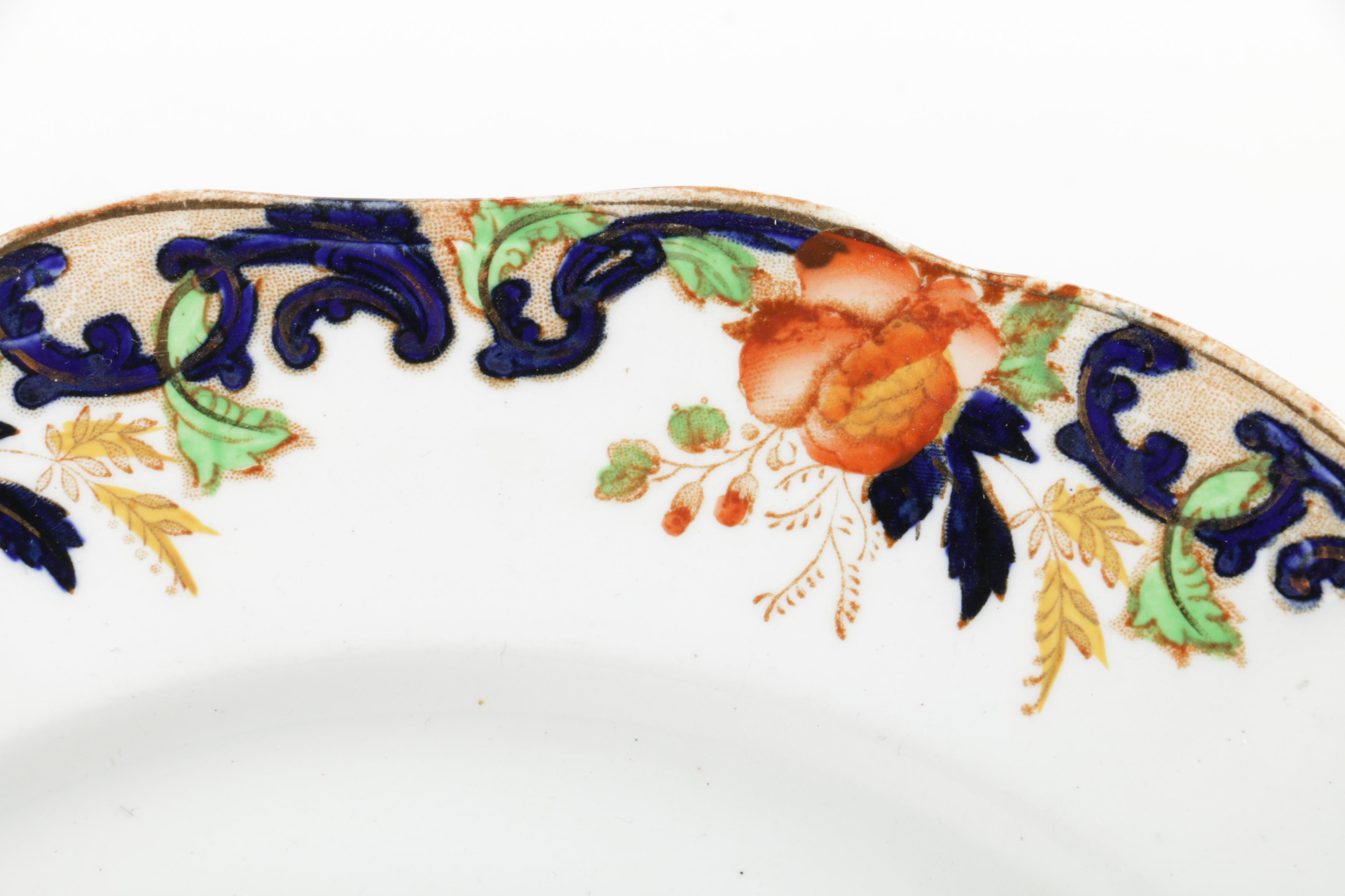 John Maddock & Sons Royal Vitreous "Majestic" Plate