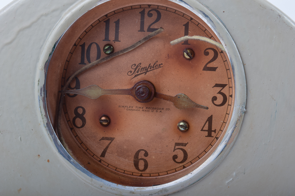 Vintage Simplex Mechanical Punch Time Clock