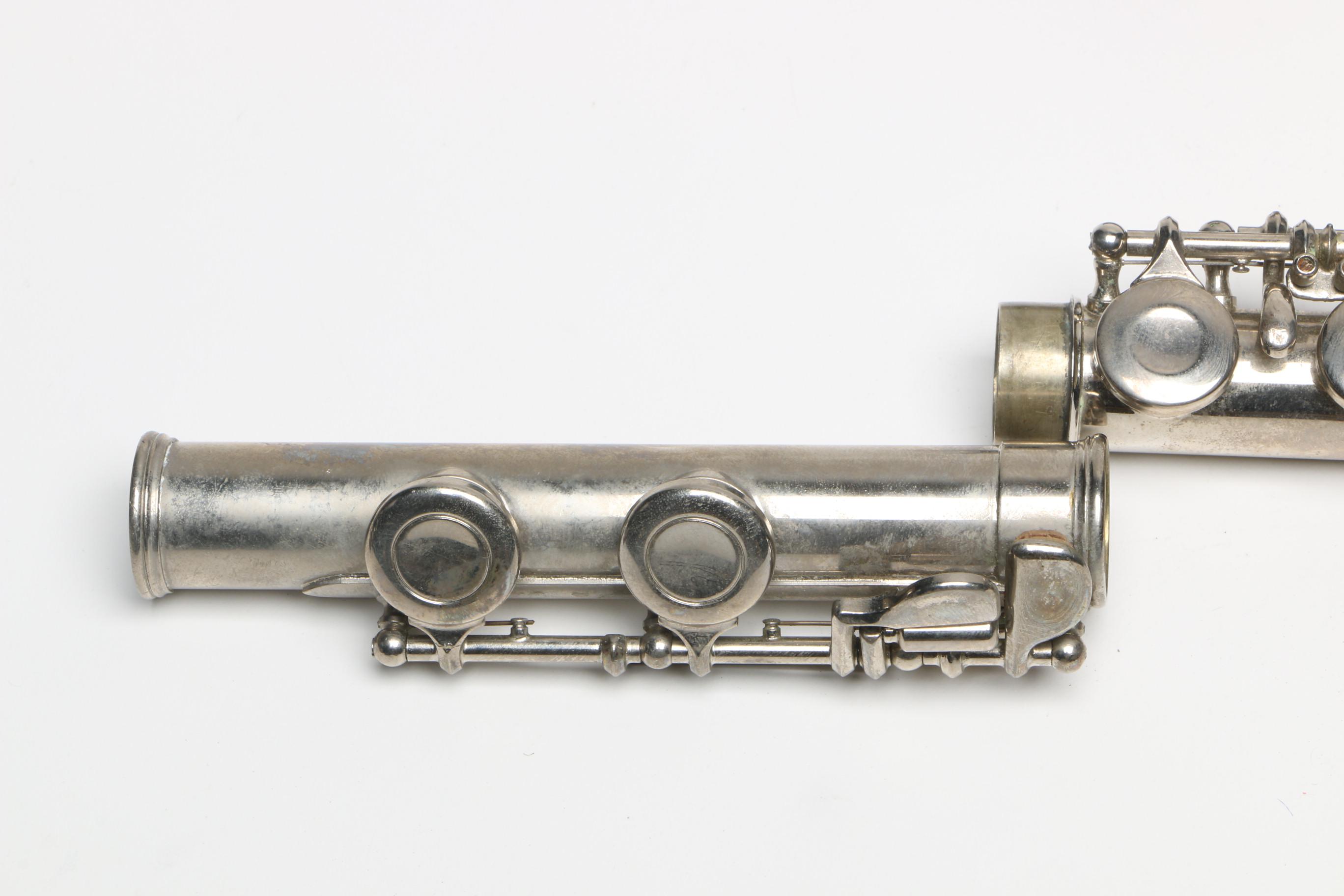 Buescher Aristocrat Flute and Hohner Harmonicas