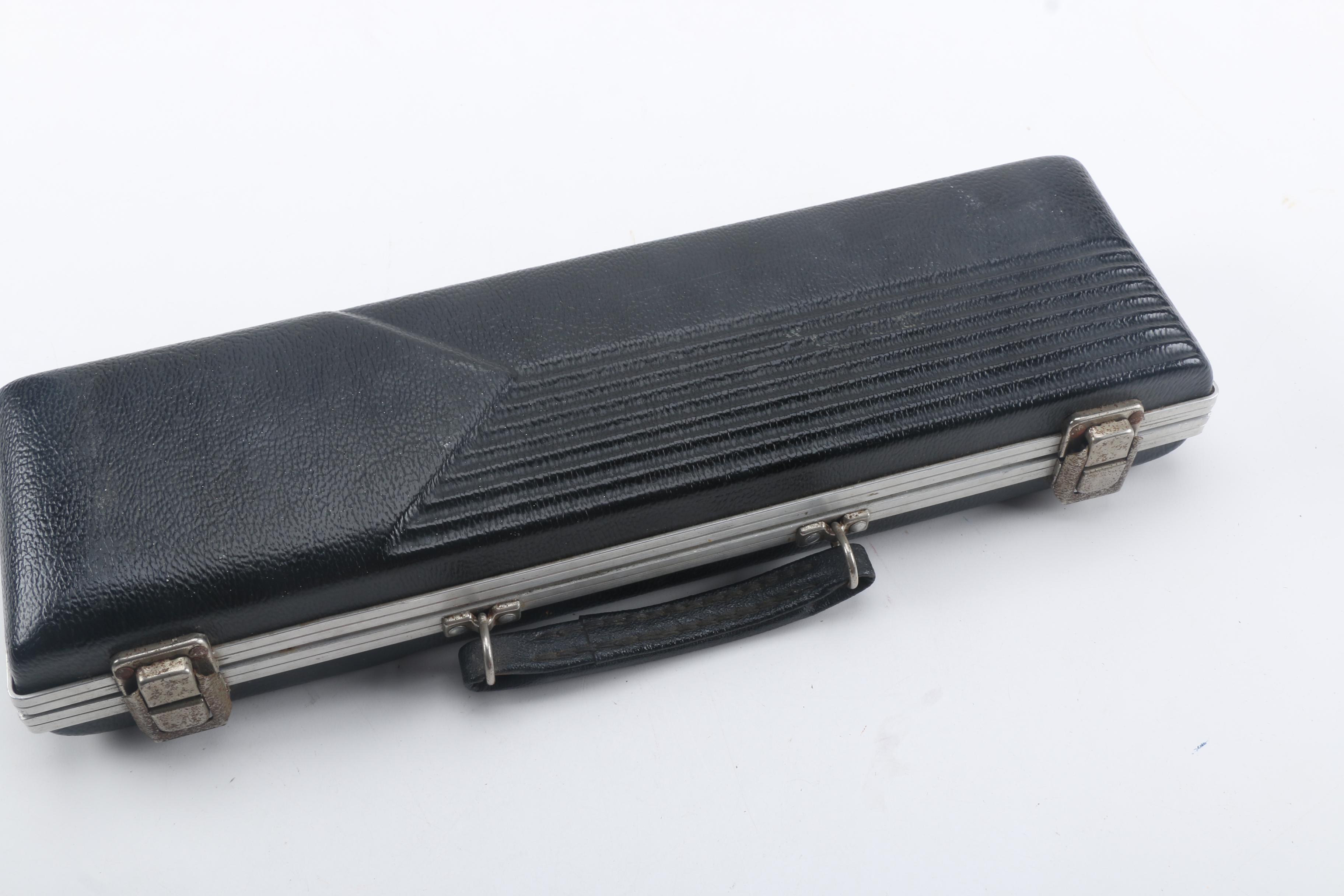 Buescher Aristocrat Flute and Hohner Harmonicas